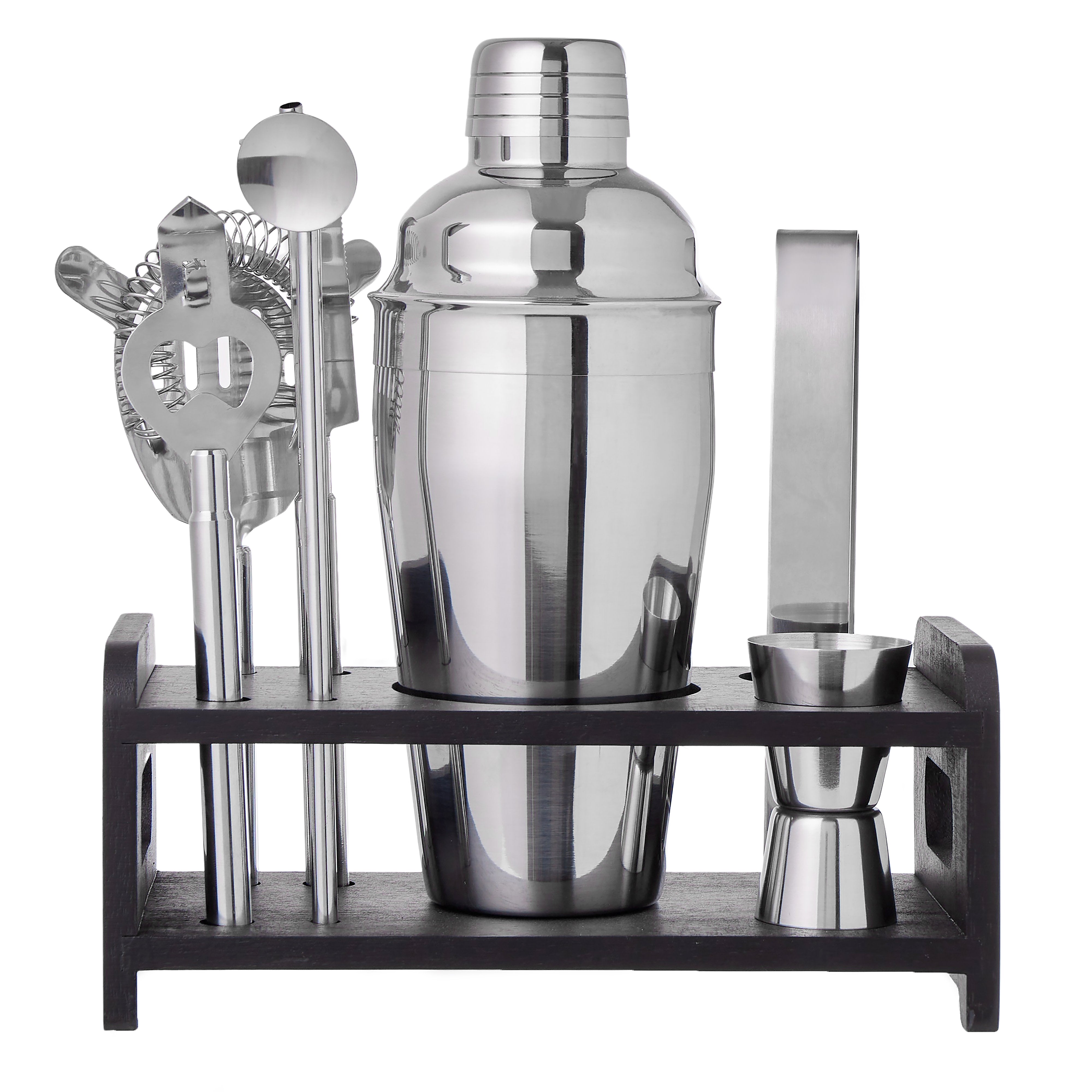Davis & Waddell Fine Foods Bar Set with Stand 7 Piece Set