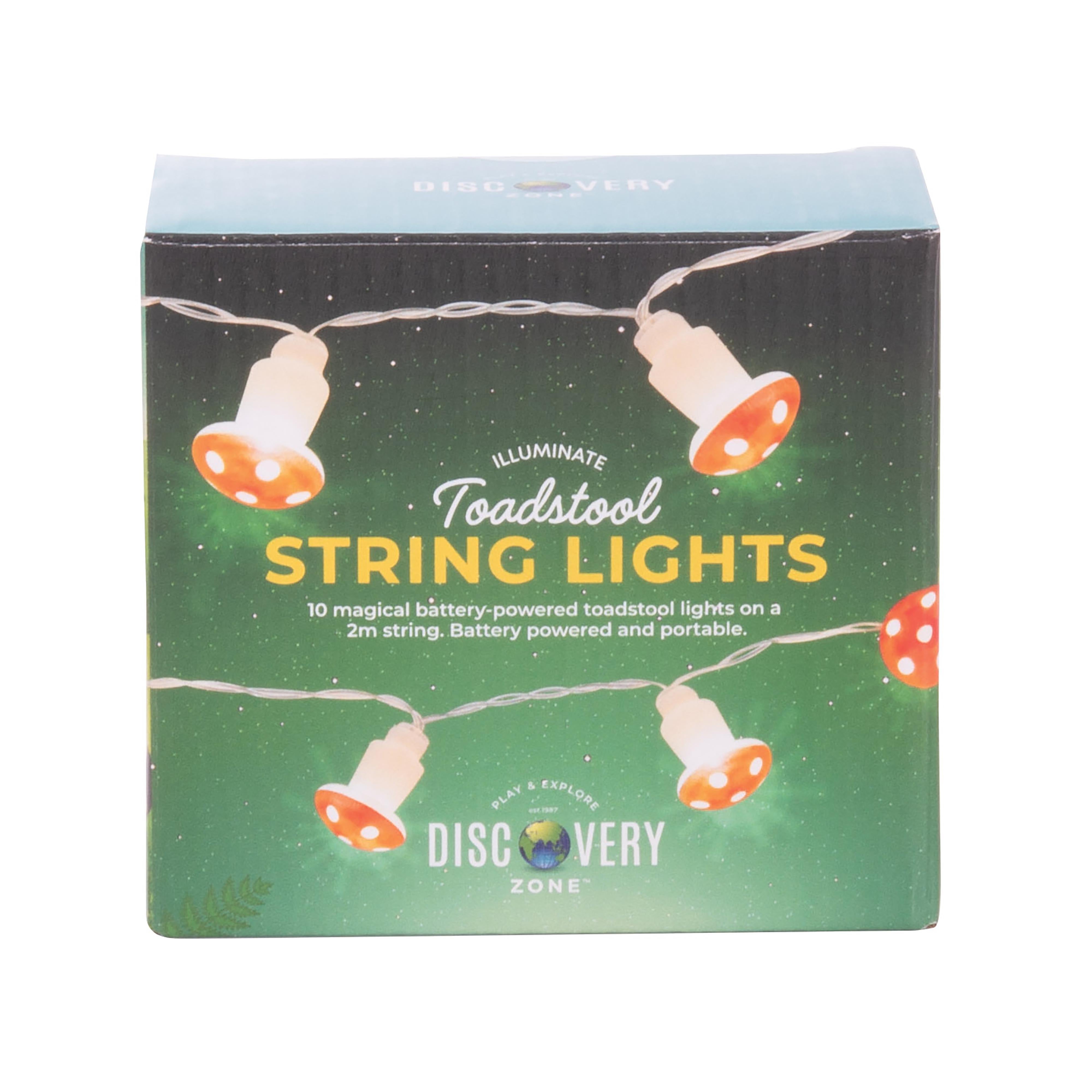 Discovery Zone Illuminate String Lights Toadstools