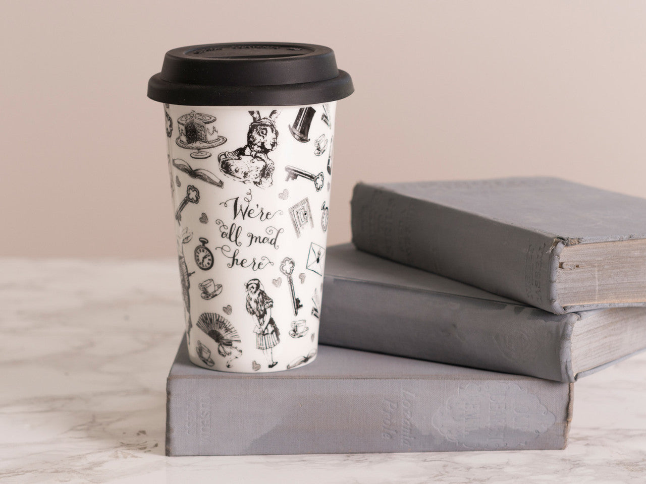 V&A Alice in Wonderland Travel Mug 350ml