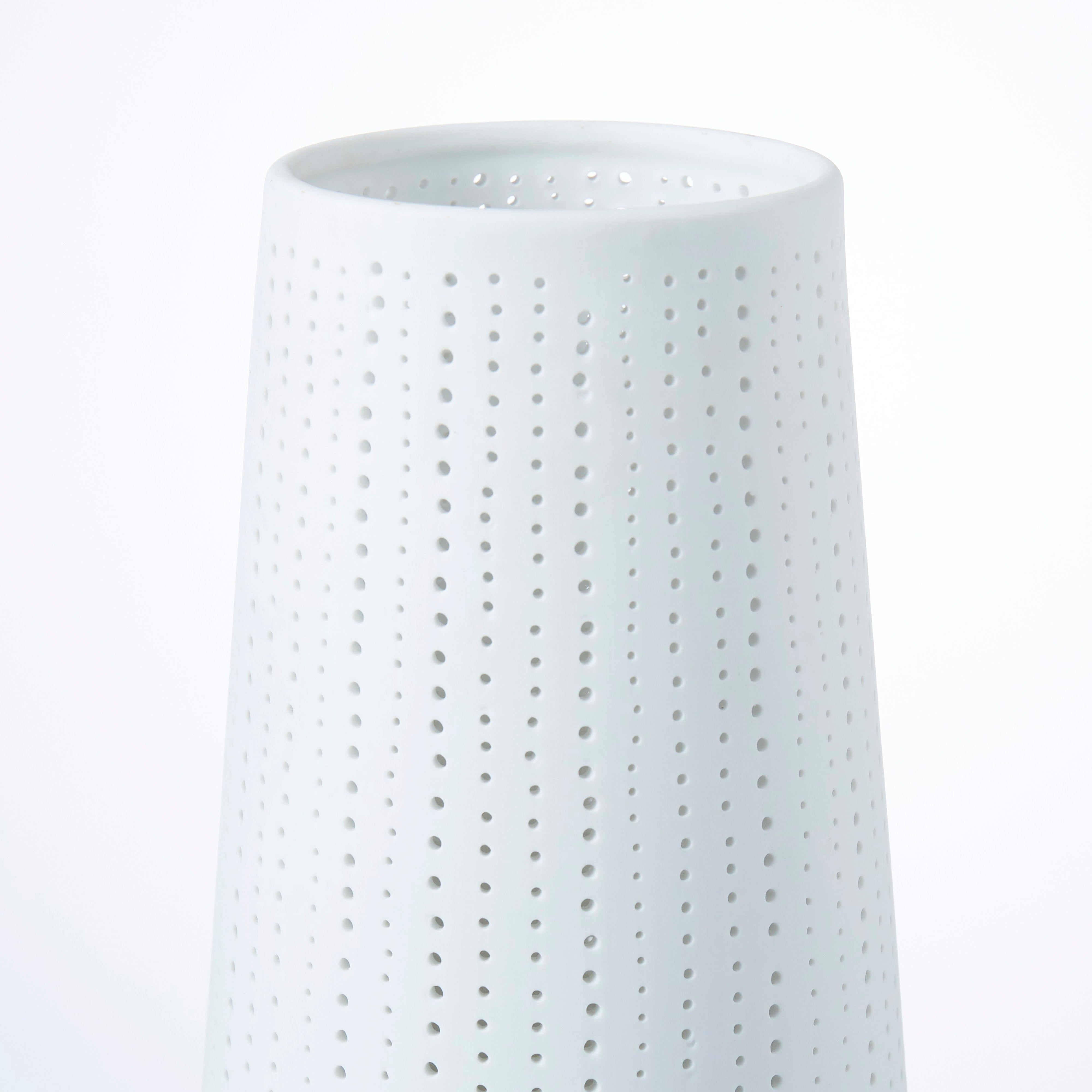 Amalfi Tapered Lamp Cutout White