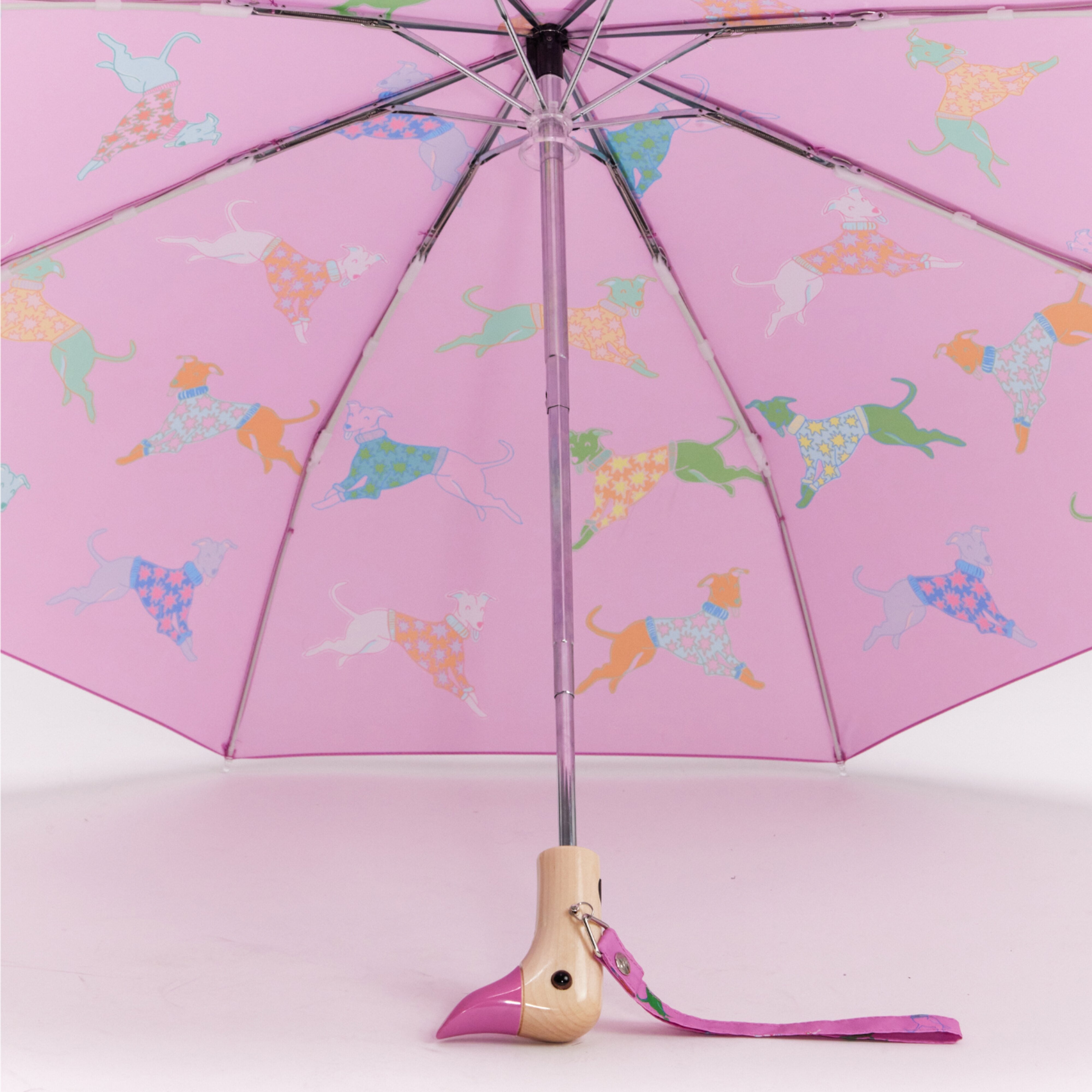 Original Duckhead Duck Umbrella Compact Dogs in Pink
