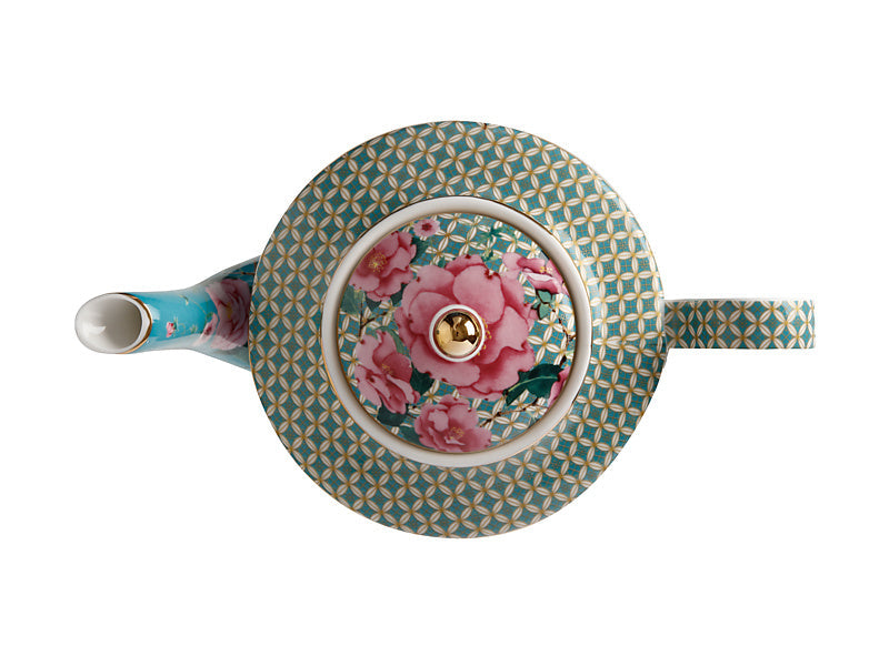Maxwell & Williams Teas & C's Silk Road Teapot with Infuser Aqua 500ml