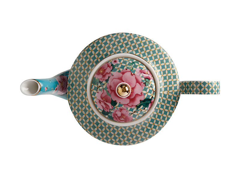 Maxwell & Williams Teas & C's Silk Road Teapot with Infuser Aqua 500ml