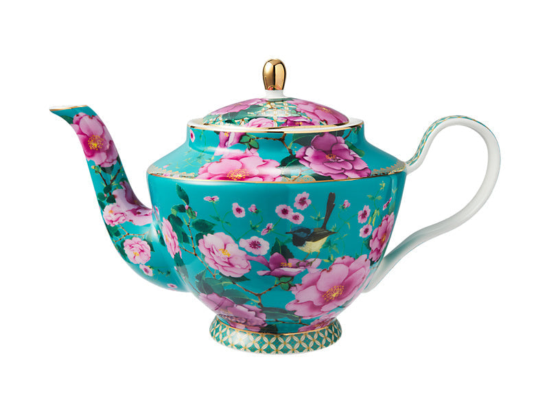 Maxwell & Williams Teas & C's Silk Road Teapot with Infuser White 1L