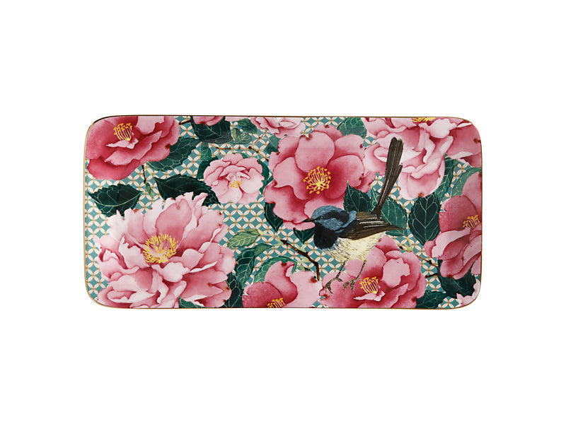 Maxwell & Williams Teas & C's Silk Road Rectangle Platter Red 25 x 12cm
