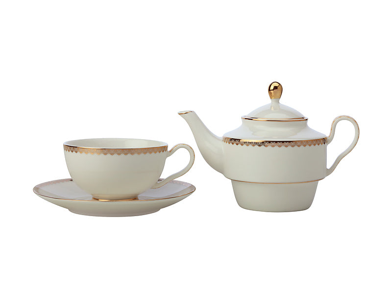 Maxwell & Williams Teas & C's Silk Road Tea for One with Infuser Aqua 380ml
