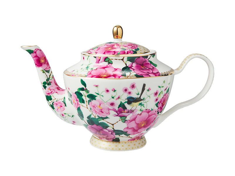 Maxwell & Williams Teas & C's Silk Road Teapot with Infuser White 1L