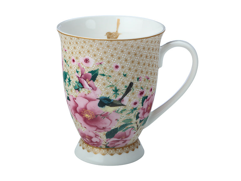 Maxwell & Williams Teas & C's Silk Road Footed Mug White 300ml