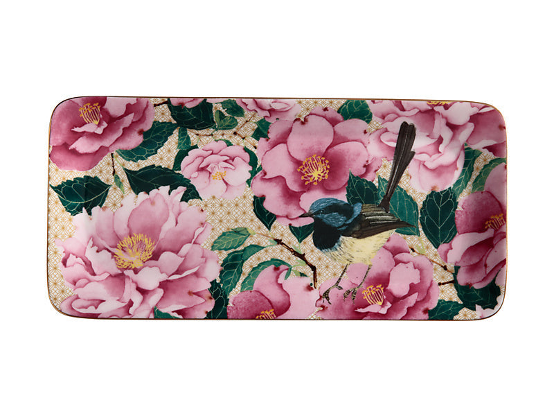 Maxwell & Williams Teas & C's Silk Road Rectangle Platter Red 25 x 12cm