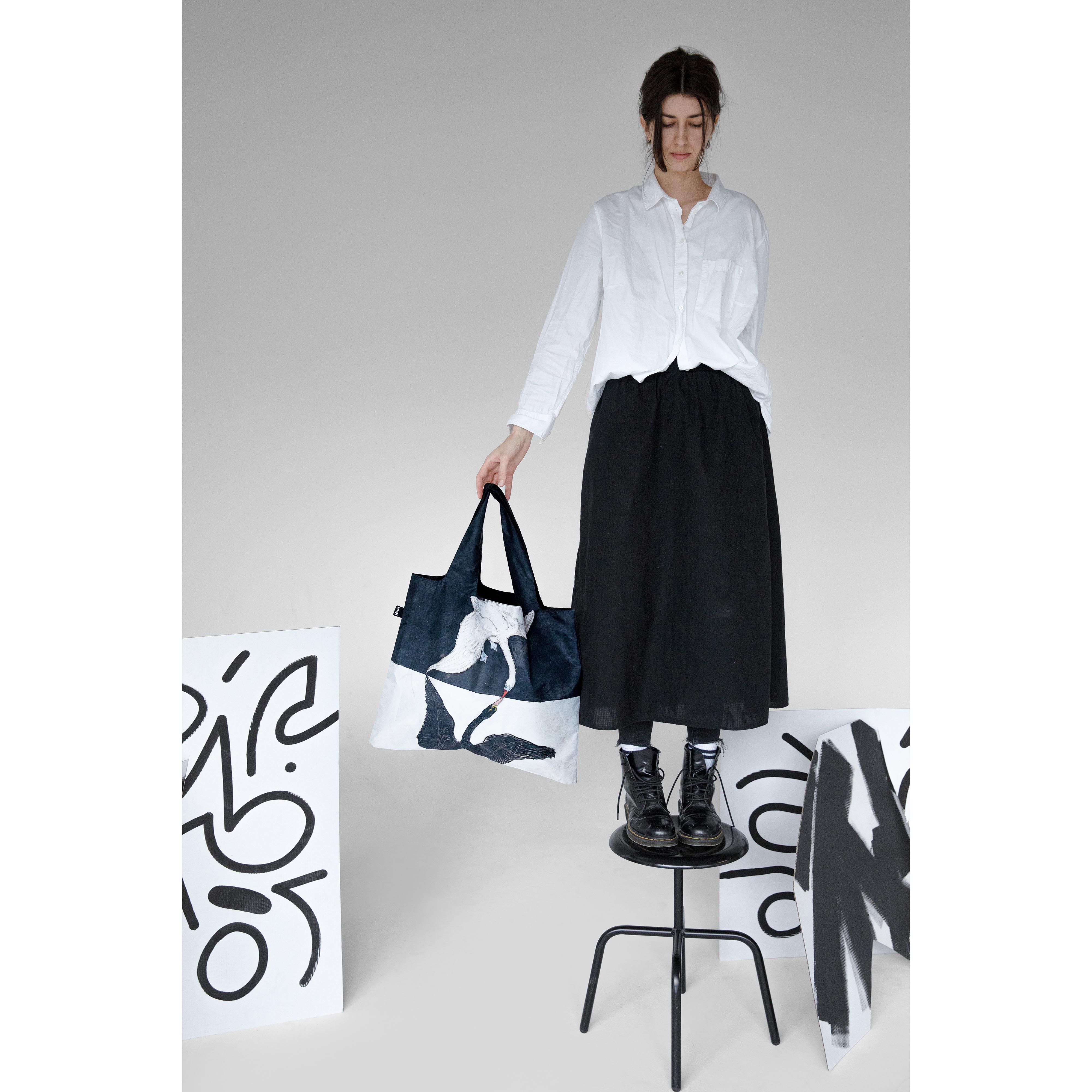 LOQI Hilma af Klint The Swan Tote Bag