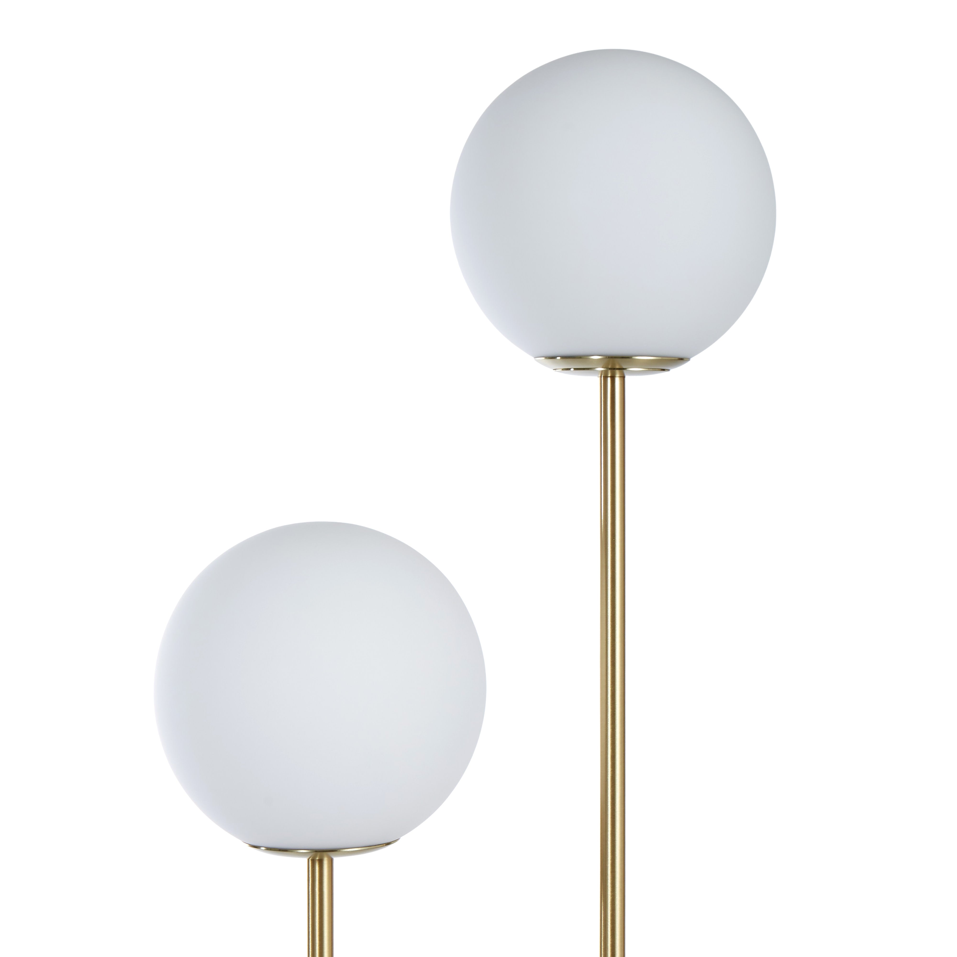 Amalfi Tivoli Floor Lamp White & Gold