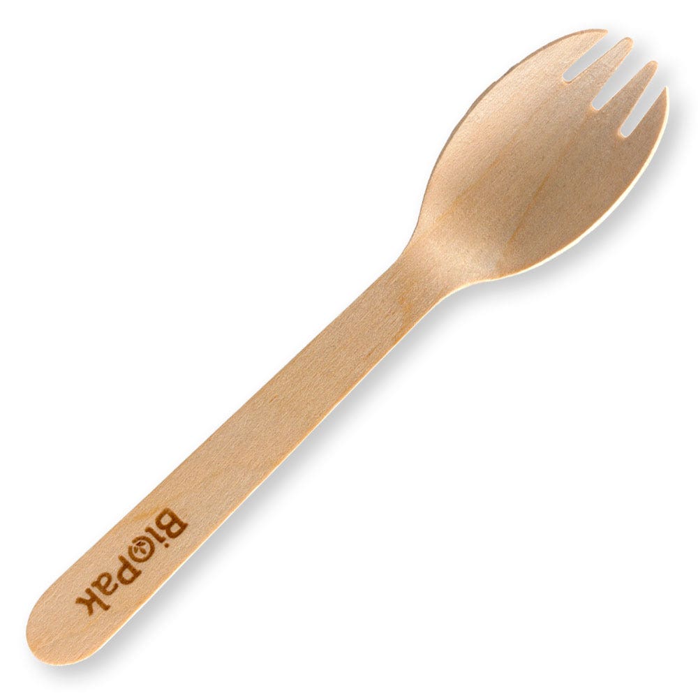 BioPak 16cm Wood Spork