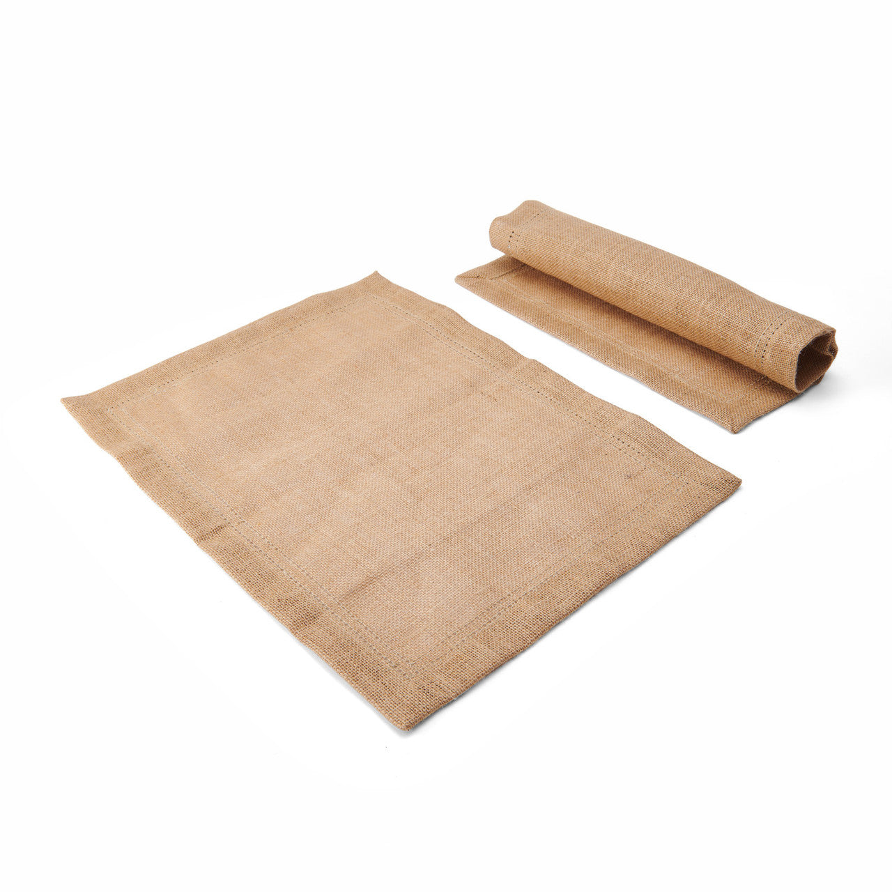 Mikasa Jute Rectangular Placemat Set 2 Piece 35 x 45cm (Natural)