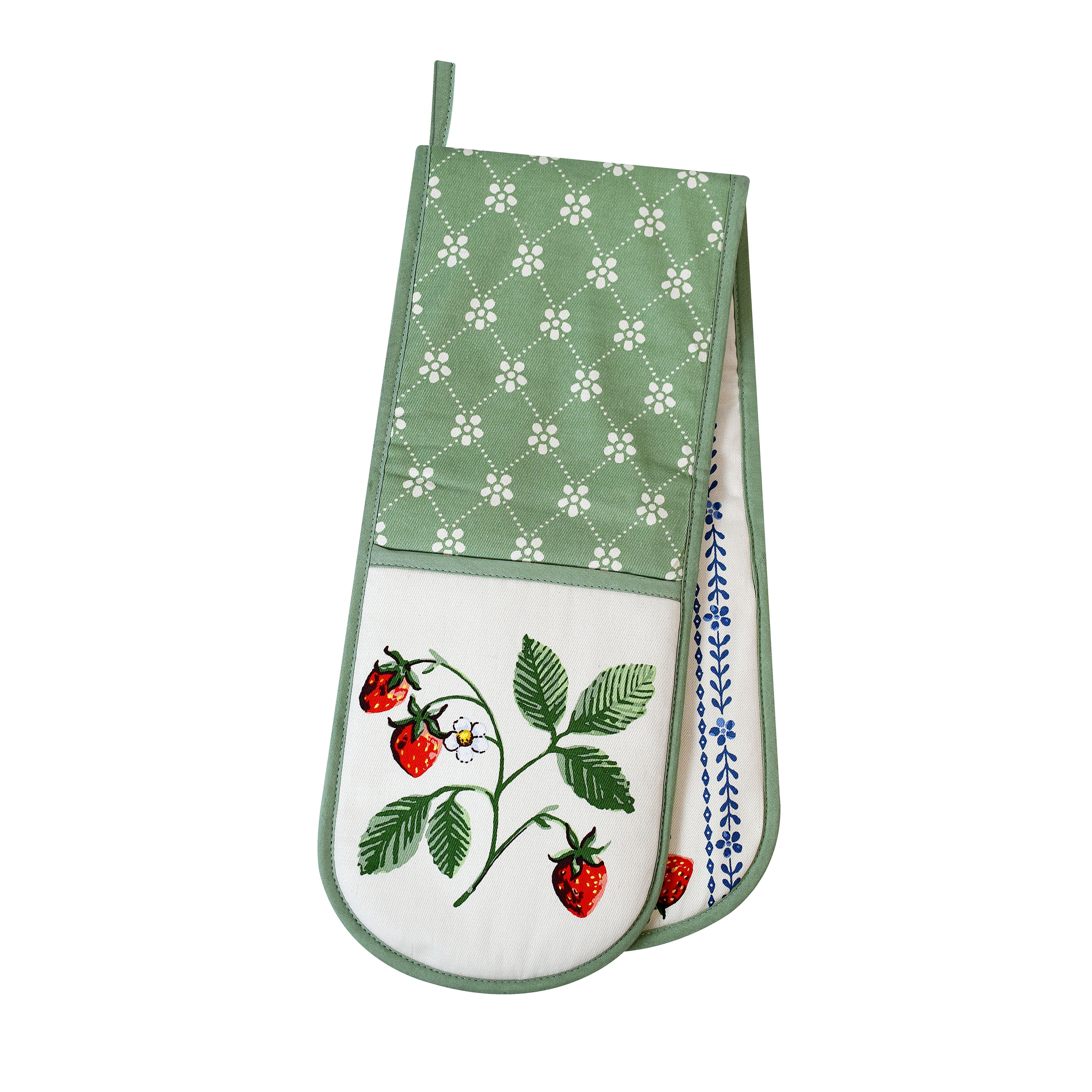 Ulster Weavers Strawberry Patch Double Oven Glove Multi-Coloured