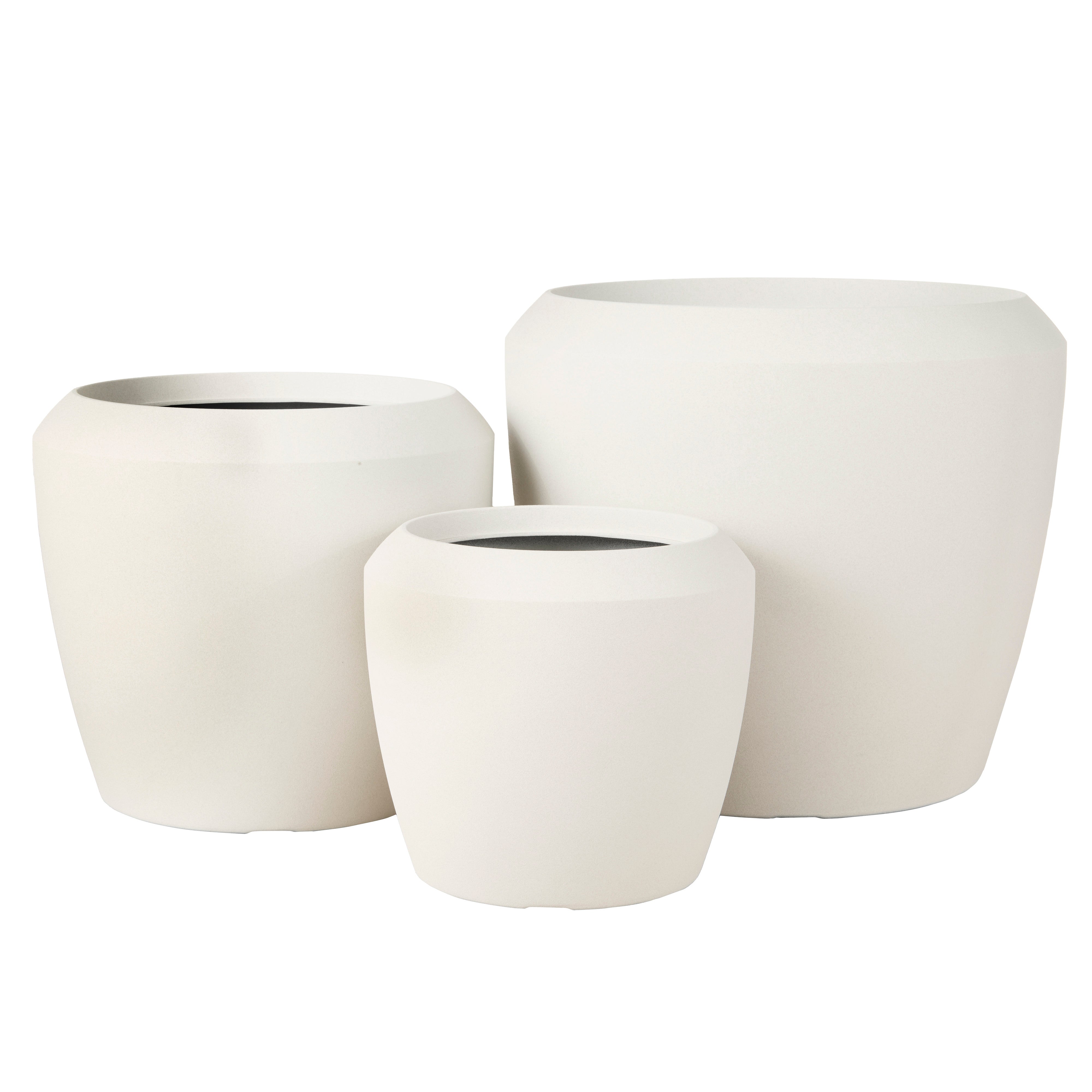 Rogue Vienna Planter 3pcs Set White