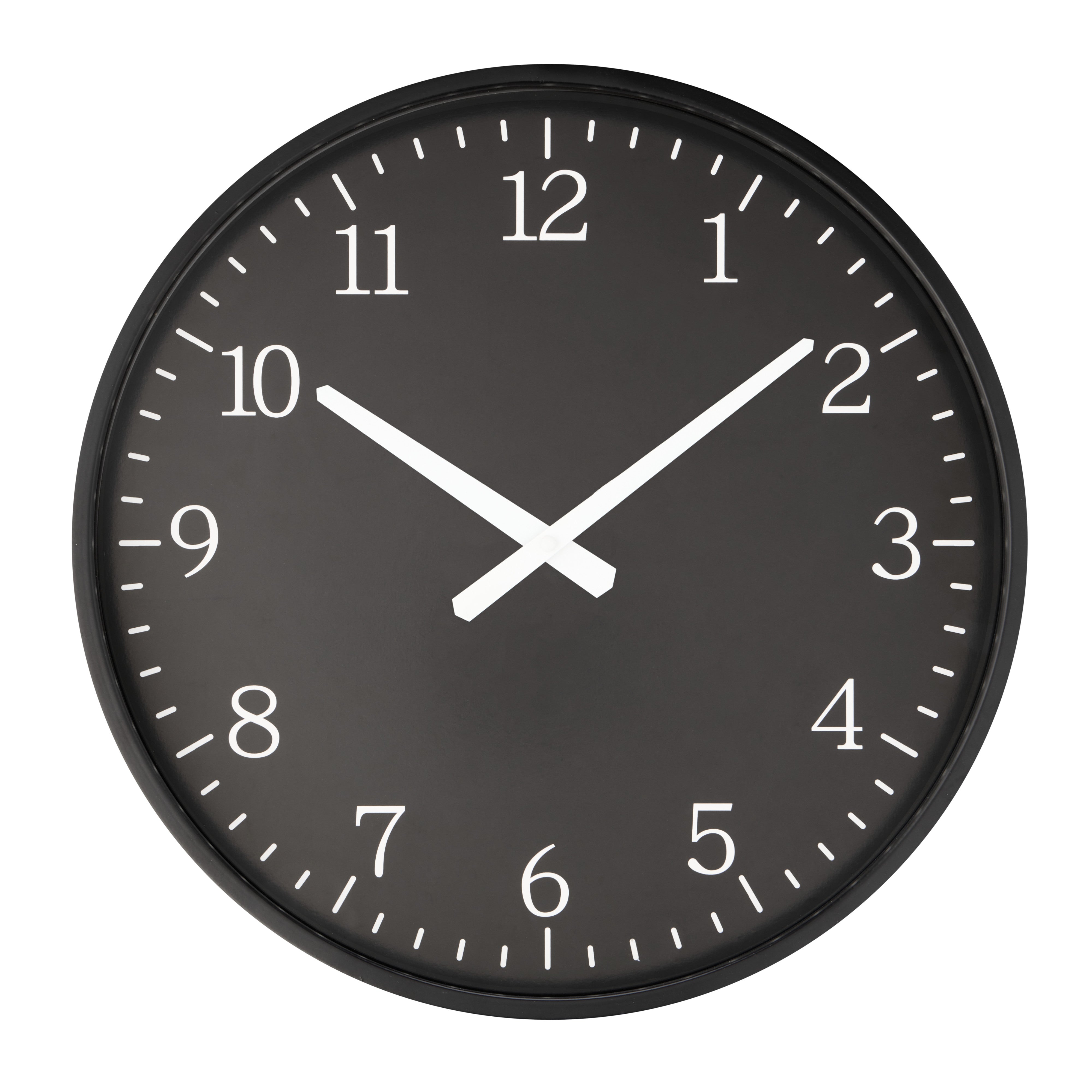 Amalfi Ramsey Wall Clock Black