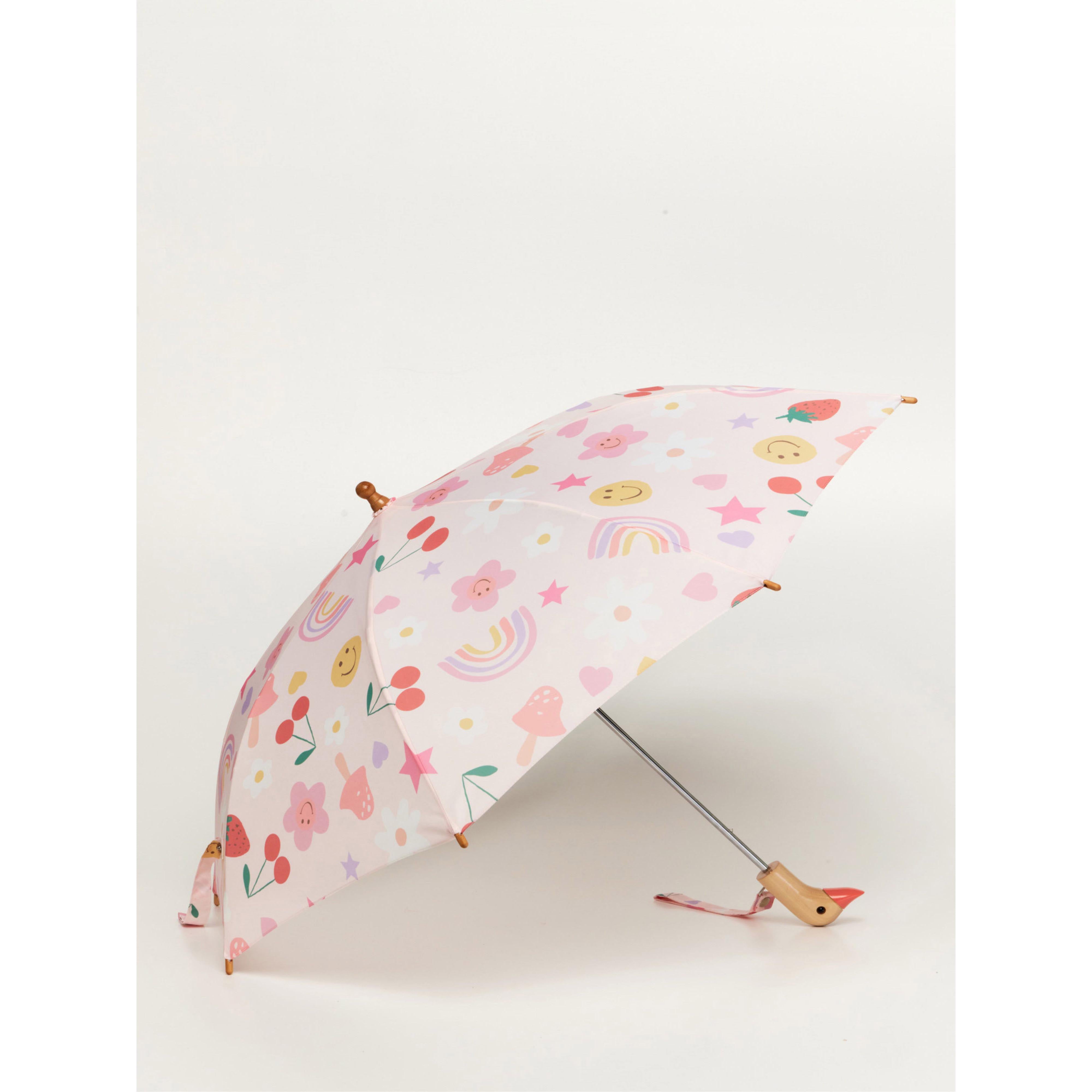 Original Duckhead x Meri Meri Duckling Umbrella Happy Icons Multi-Coloured