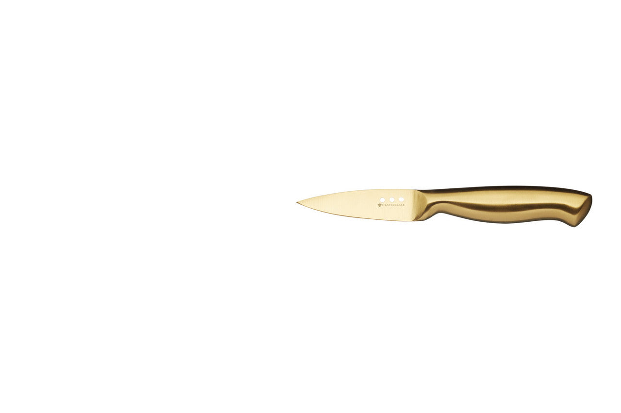 MasterClass Brass Effect 5 Piece Knife Block Set