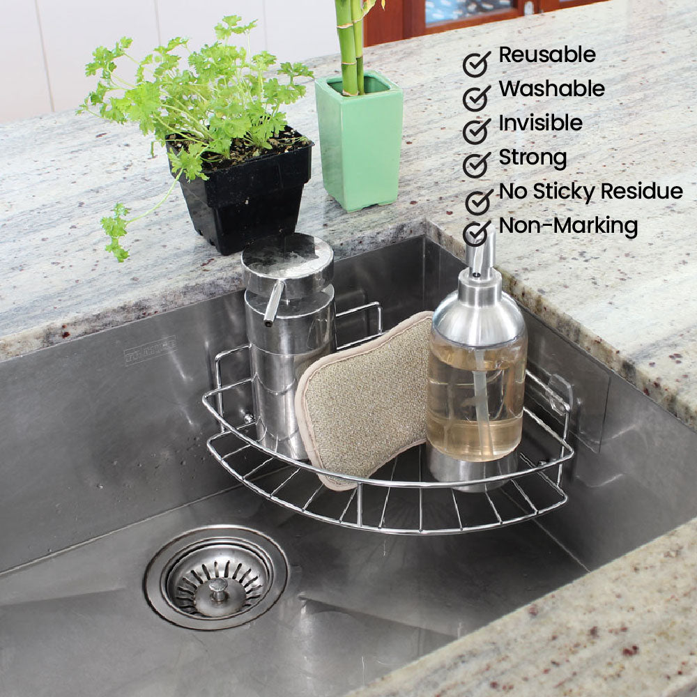 i-hook Bathroom Corner Shelf