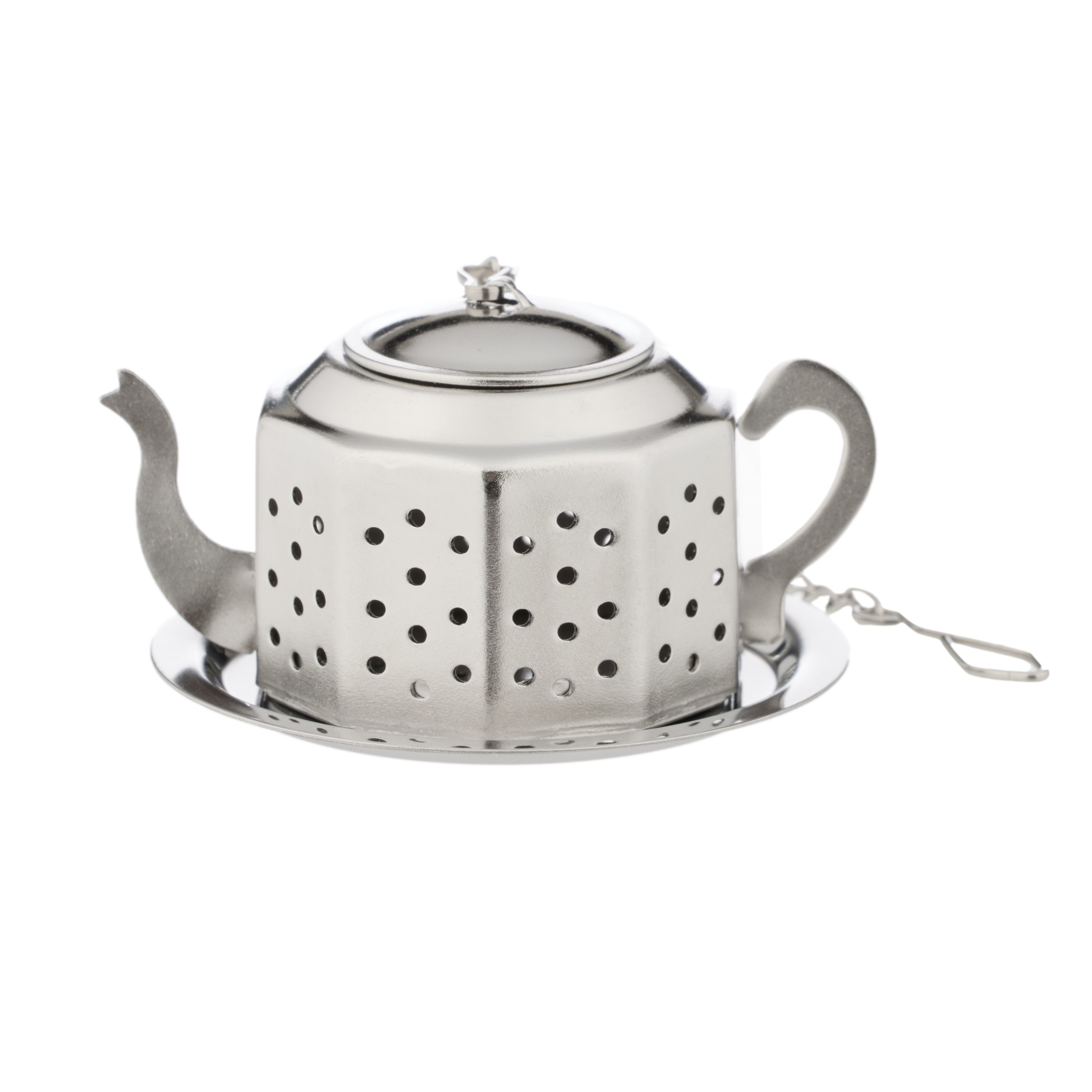 Leaf & Bean Stainless Steel Mini Teapot Tea Strainer Stainless Steel