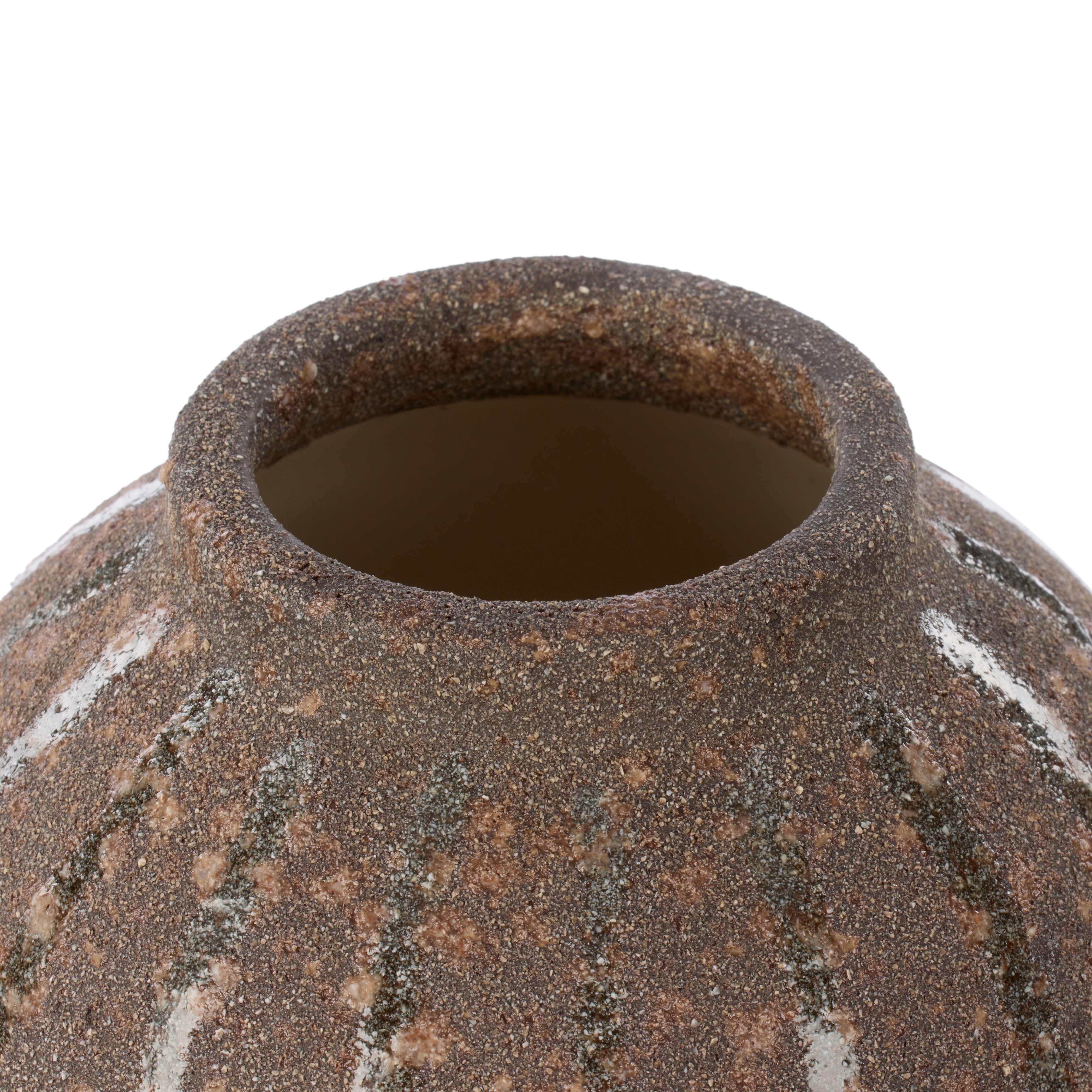 Amalfi Henry Ceramic Vase Small Dark Grey