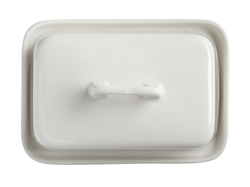 Maxwell & Williams Epicurious Butter Dish White