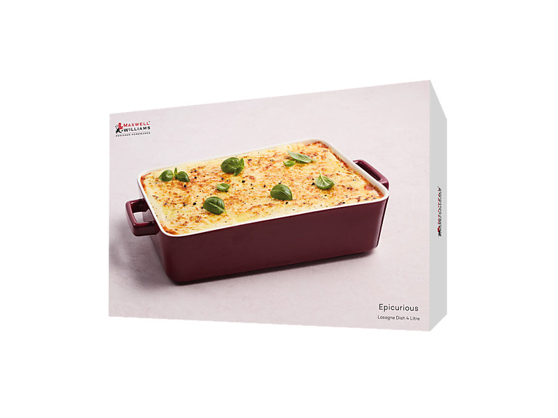 Maxwell & Williams Epicurious Lasagne Dish Bordeaux 36 x 24 x 7cm