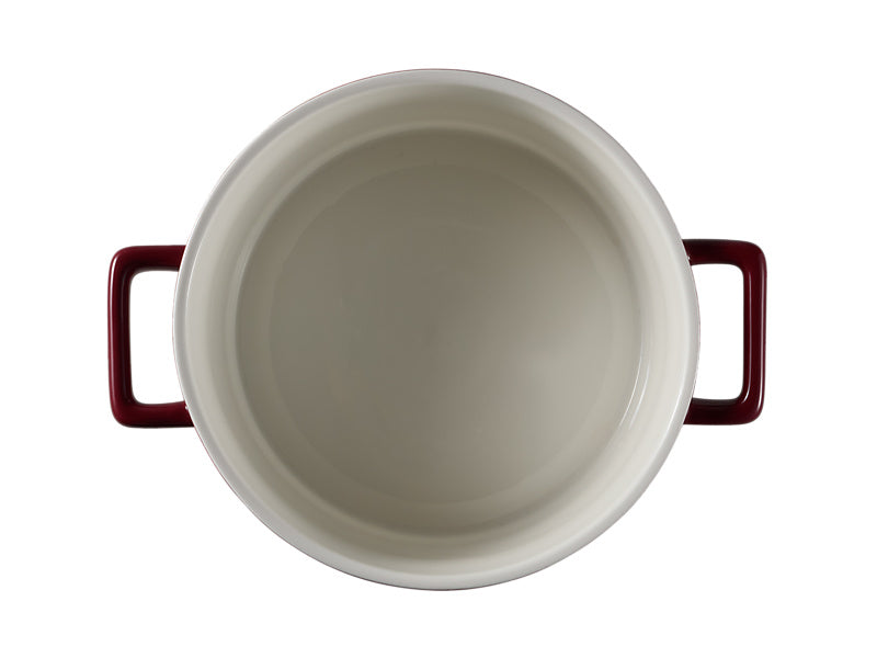 Maxwell & Williams Epicurious Round Casserole 1.3L Bordeaux 17 x 8cm