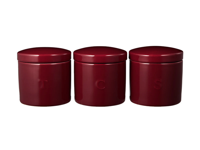 Maxwell & Williams Epicurious Canister Bordeaux 500ml 3 Piece