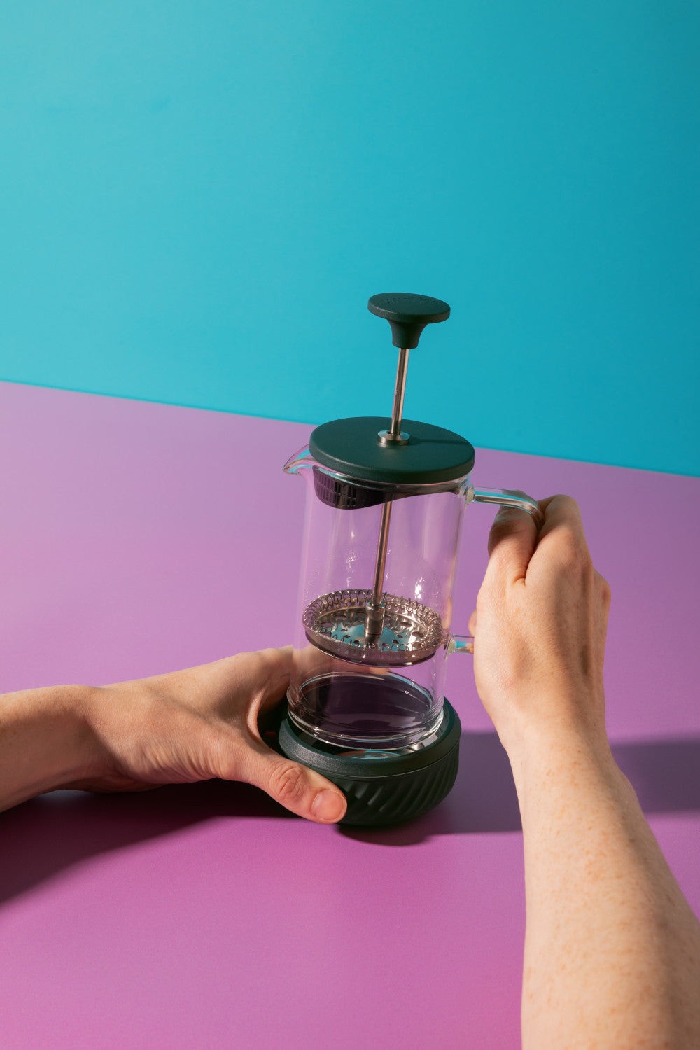 La Cafetière Zero Glass Cafetière 3 Cup / 350ml (Green)