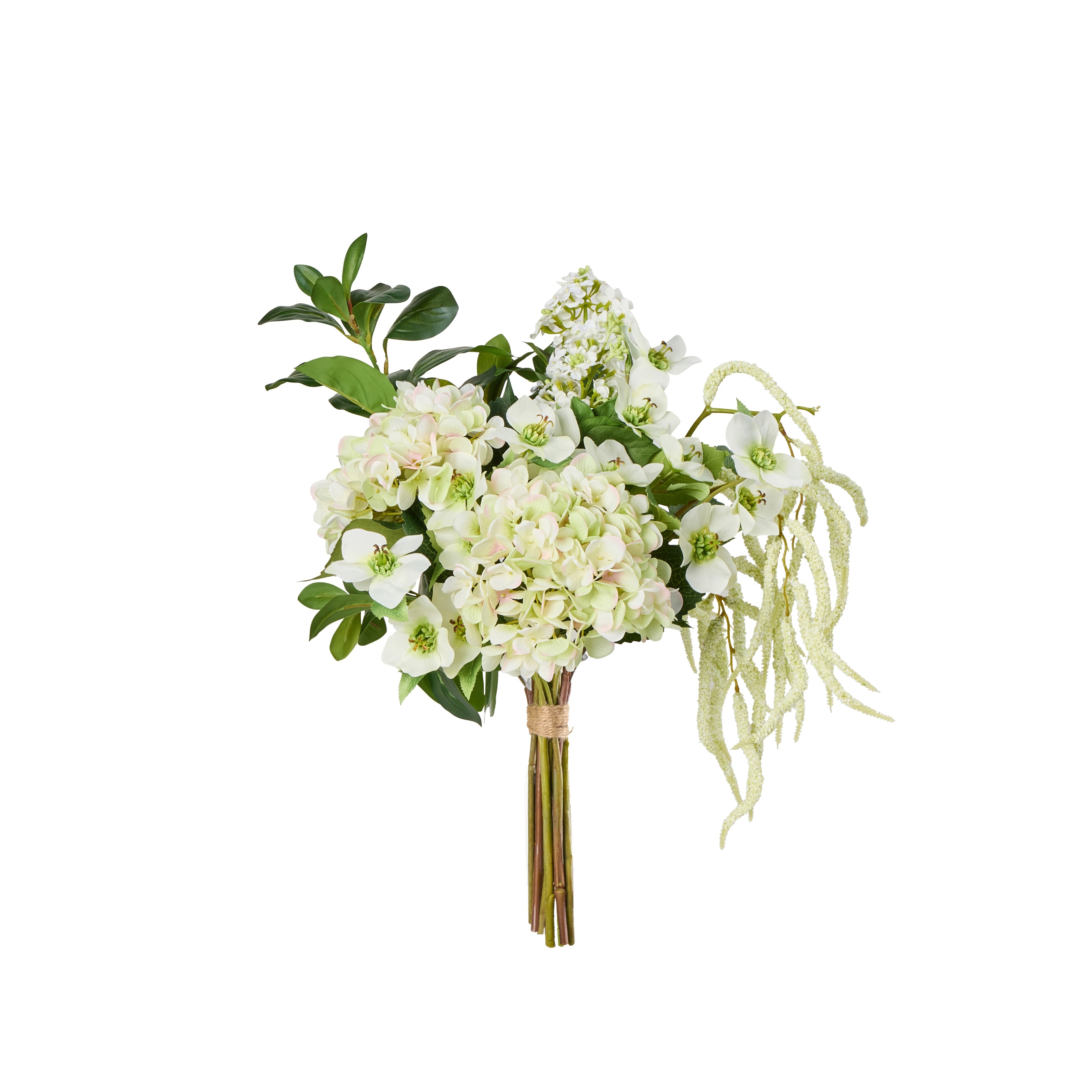 Rogue Helleborus Hydrangea Bouquet Cream & Green