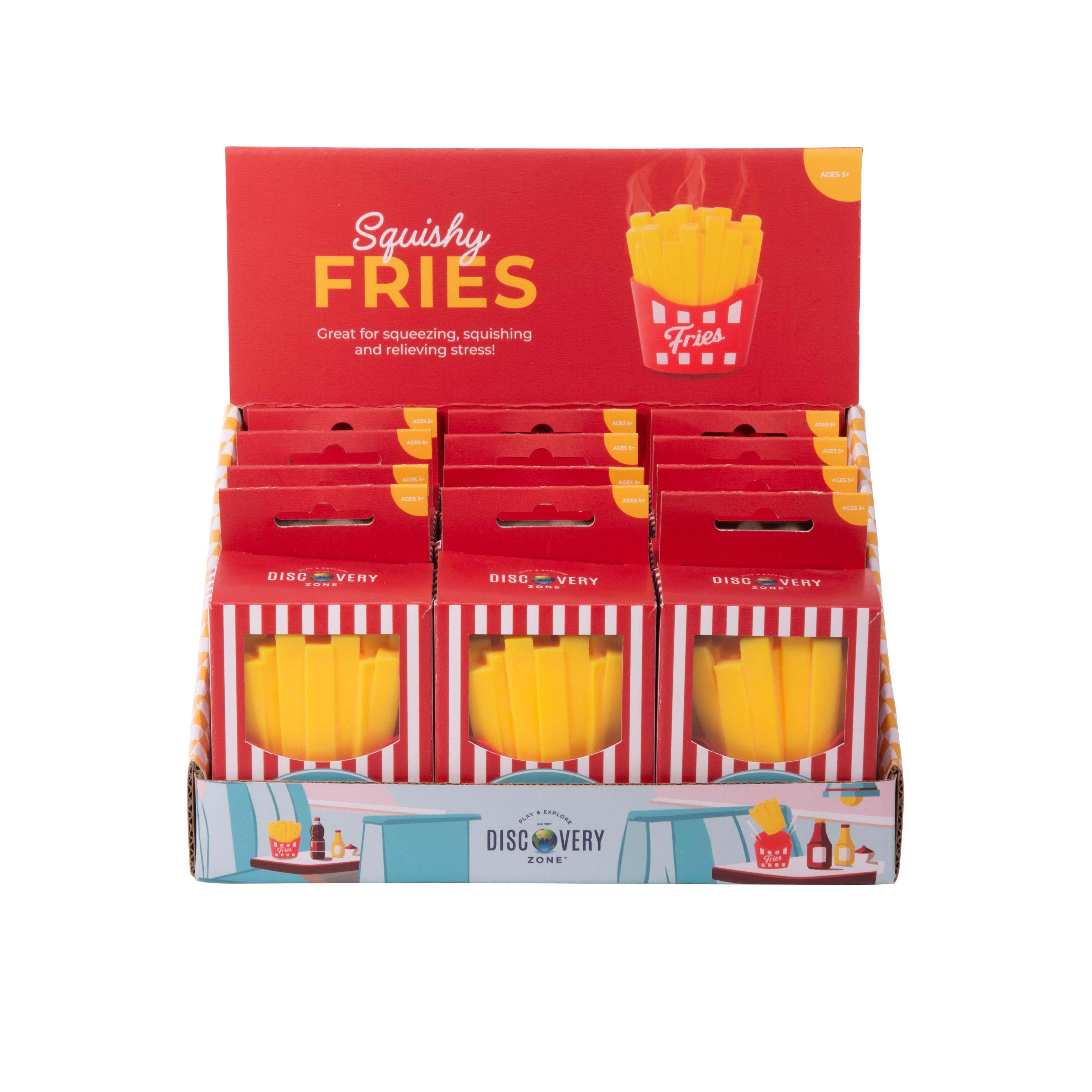Discovery Zone Squishy Fries Red & Yellow