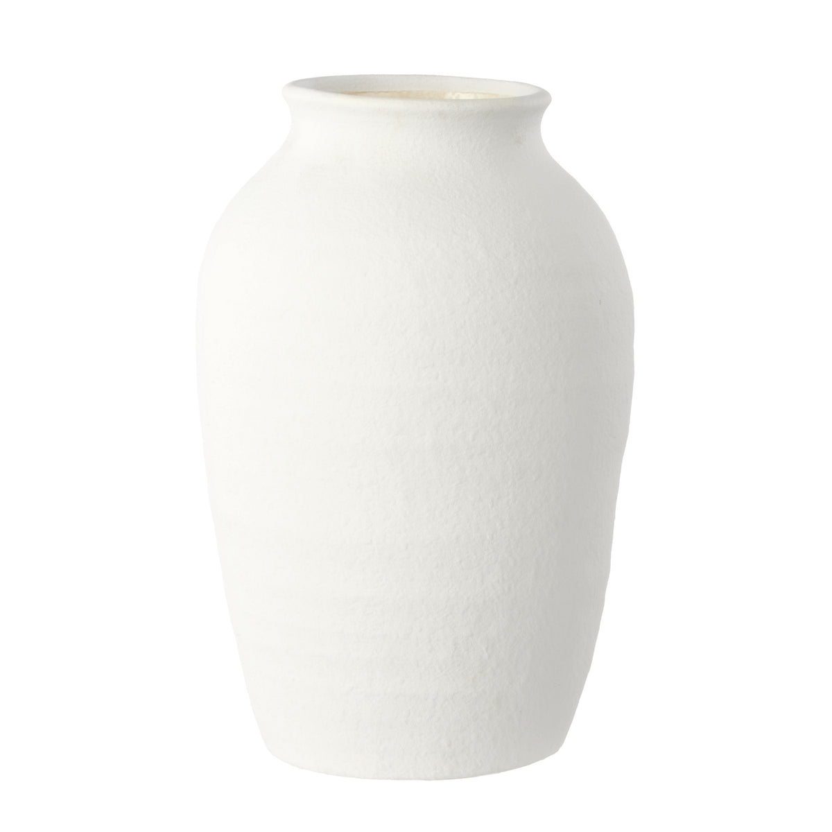 Amalfi Kamari Clay Vase Large White