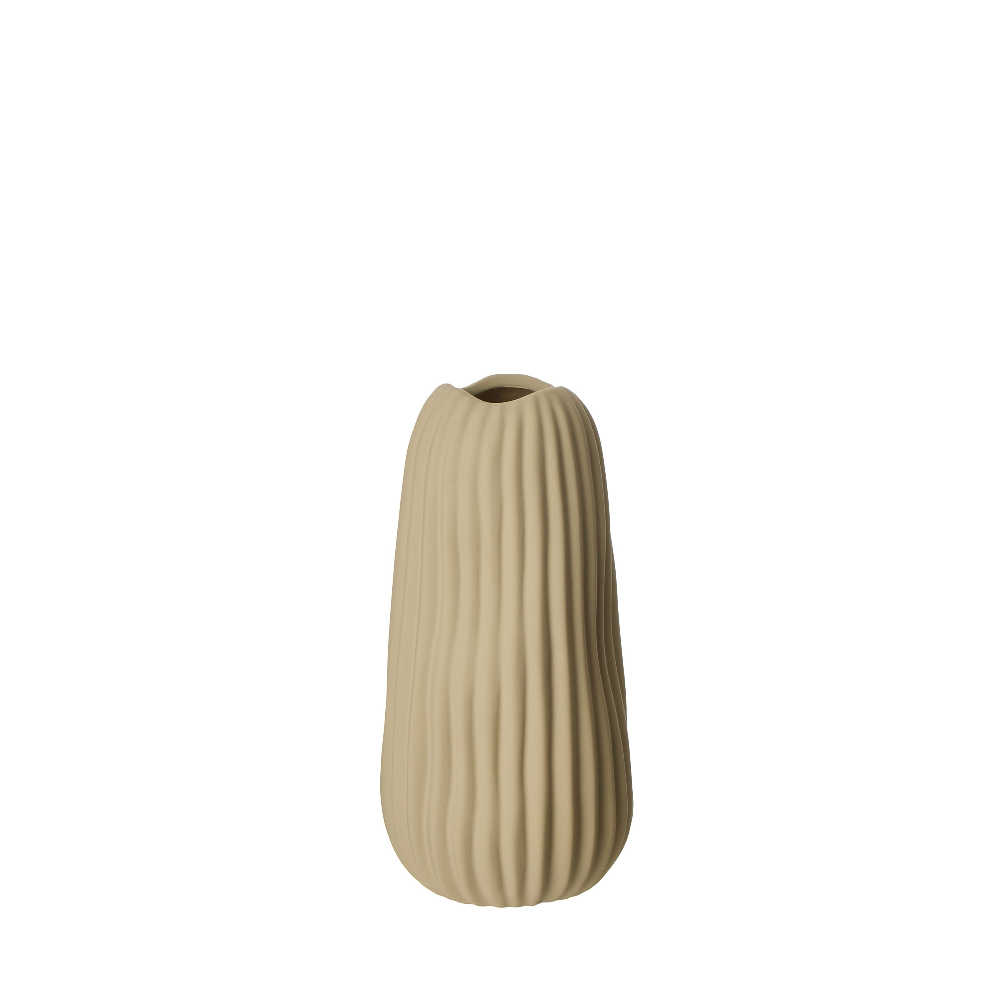 Rogue Lyra Vase Beige 15 x 30cm