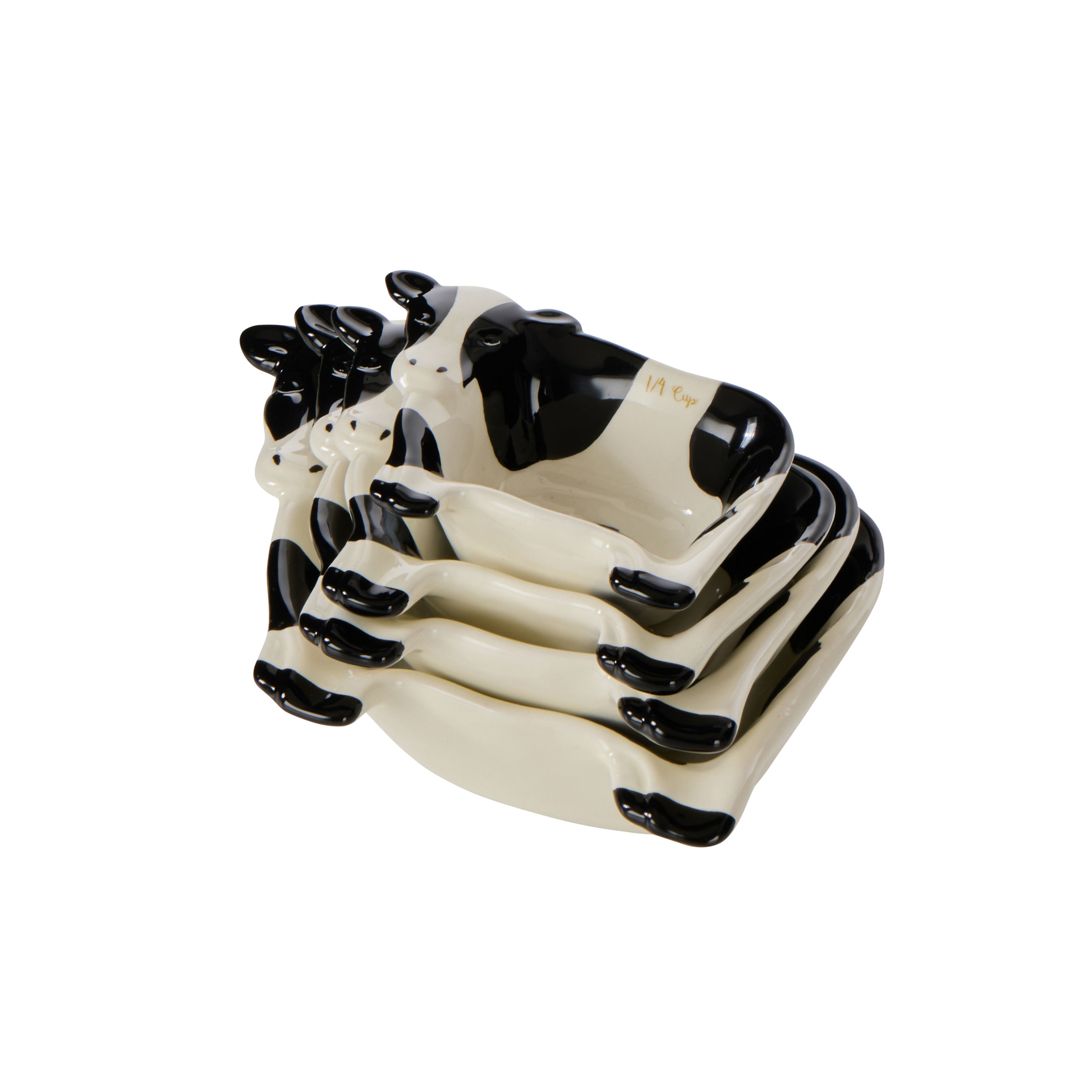Davis & Waddell Homestead Measuring Cup Set Black & White