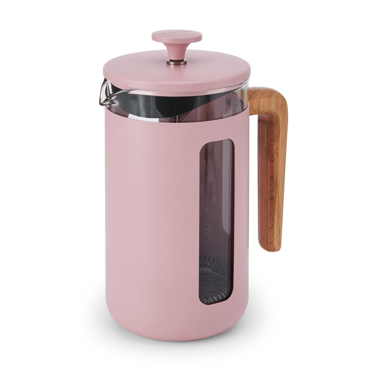 La Cafetière Pisa Stainless Steel Cafetière 8 Cup / 1L (Pink)