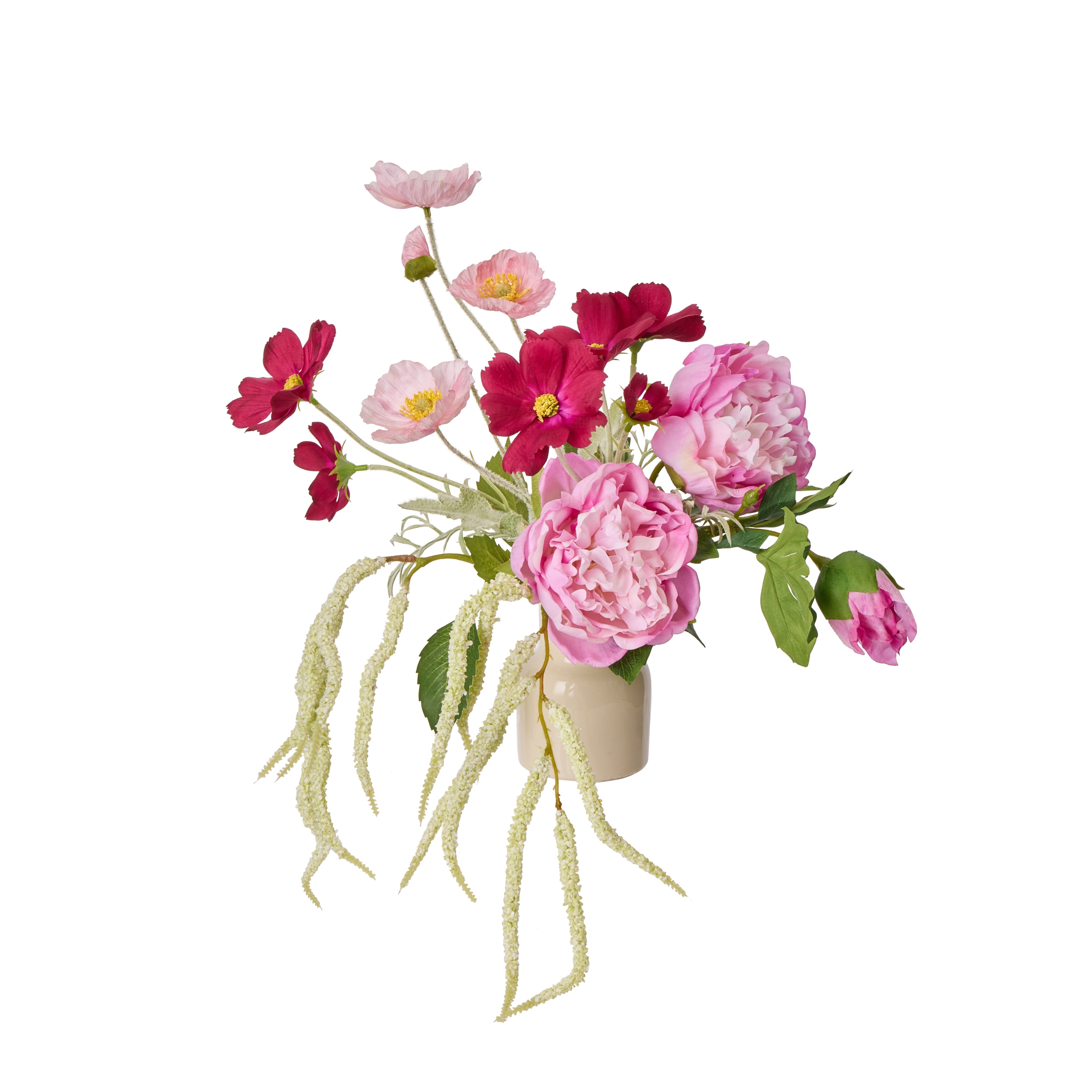 Rogue Peony Poppy Mix - Nani Vase Pink & Purple