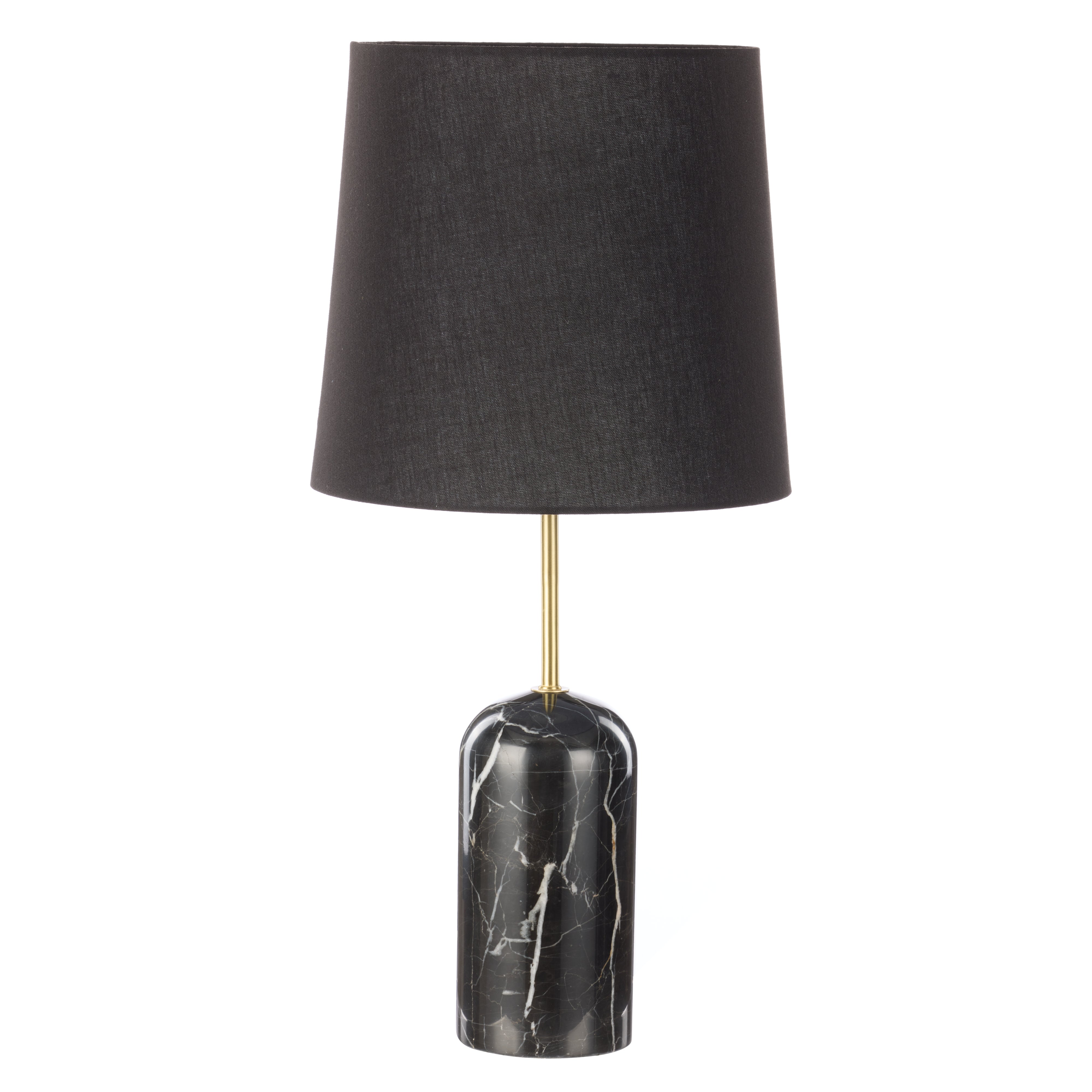 Amalfi Missouri Marble Table Lamp Black & Gold