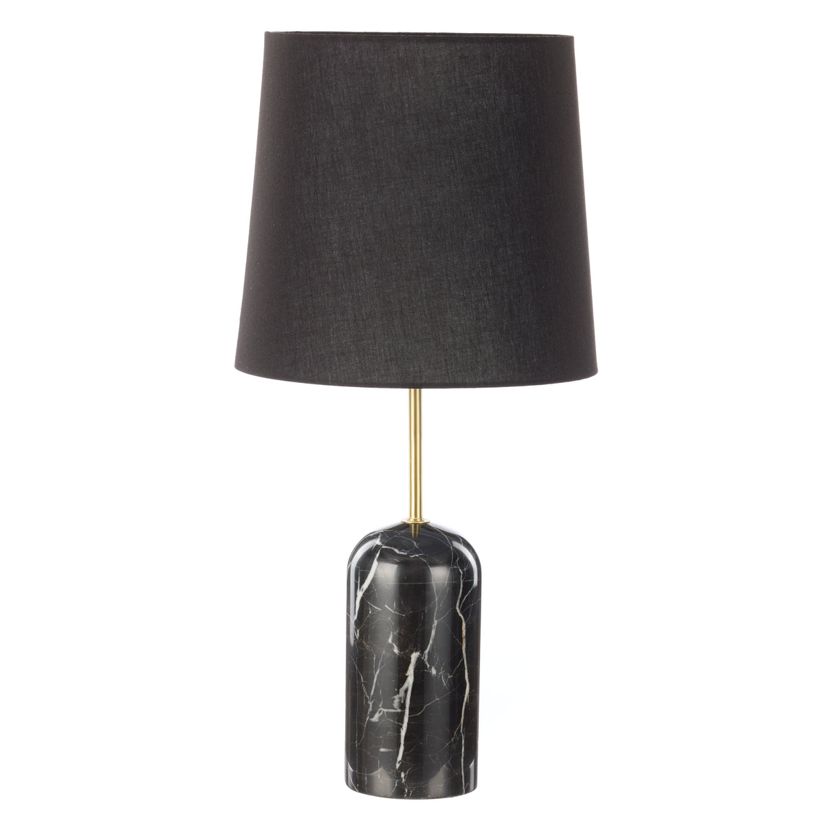 Amalfi Missouri Marble Table Lamp Black & Gold