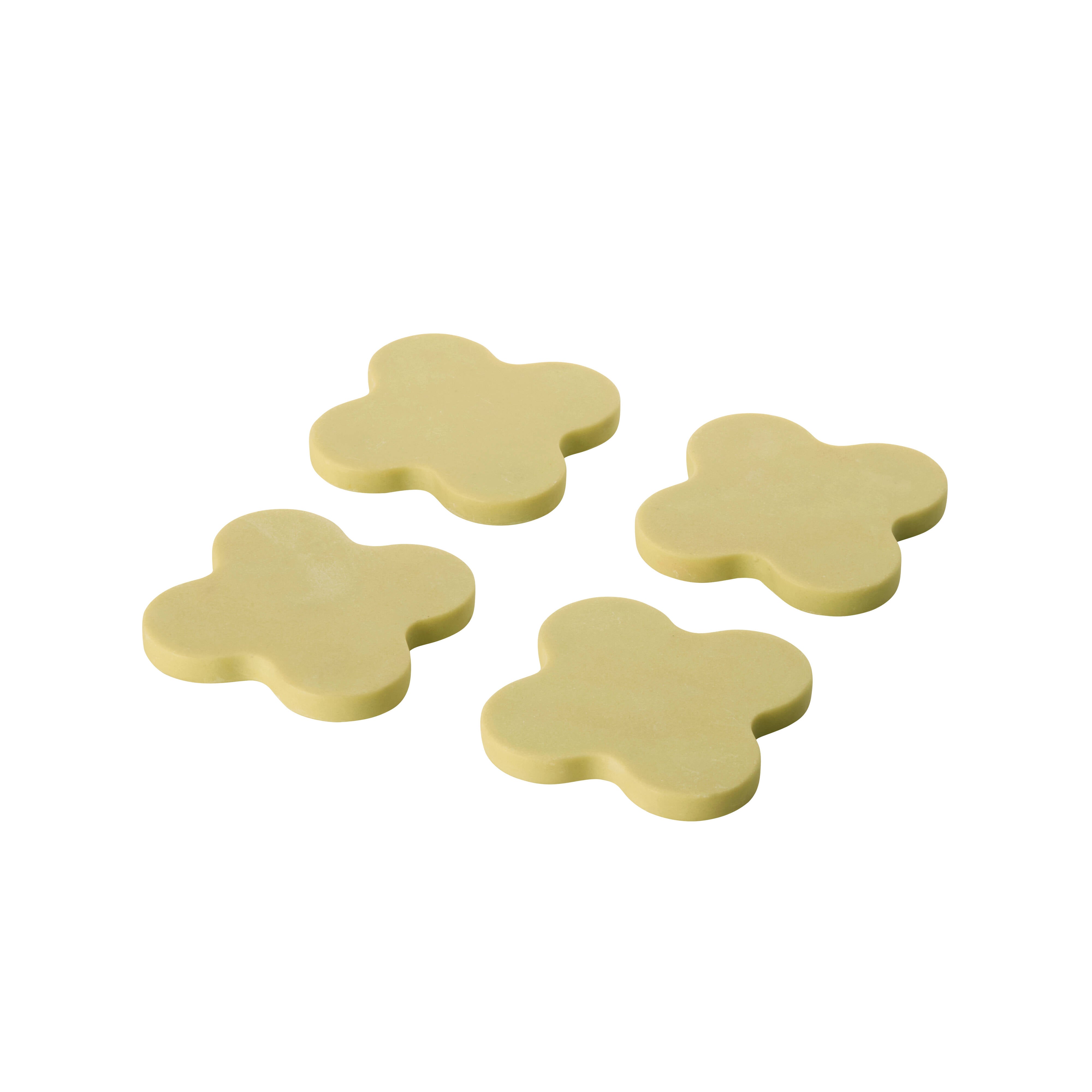 Emporium Resin Bubble Coasters 4 Piece Set Lime