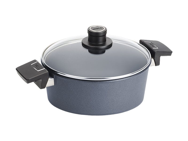 Woll Fixed Hdl Induction Casserole 24cm 4litre