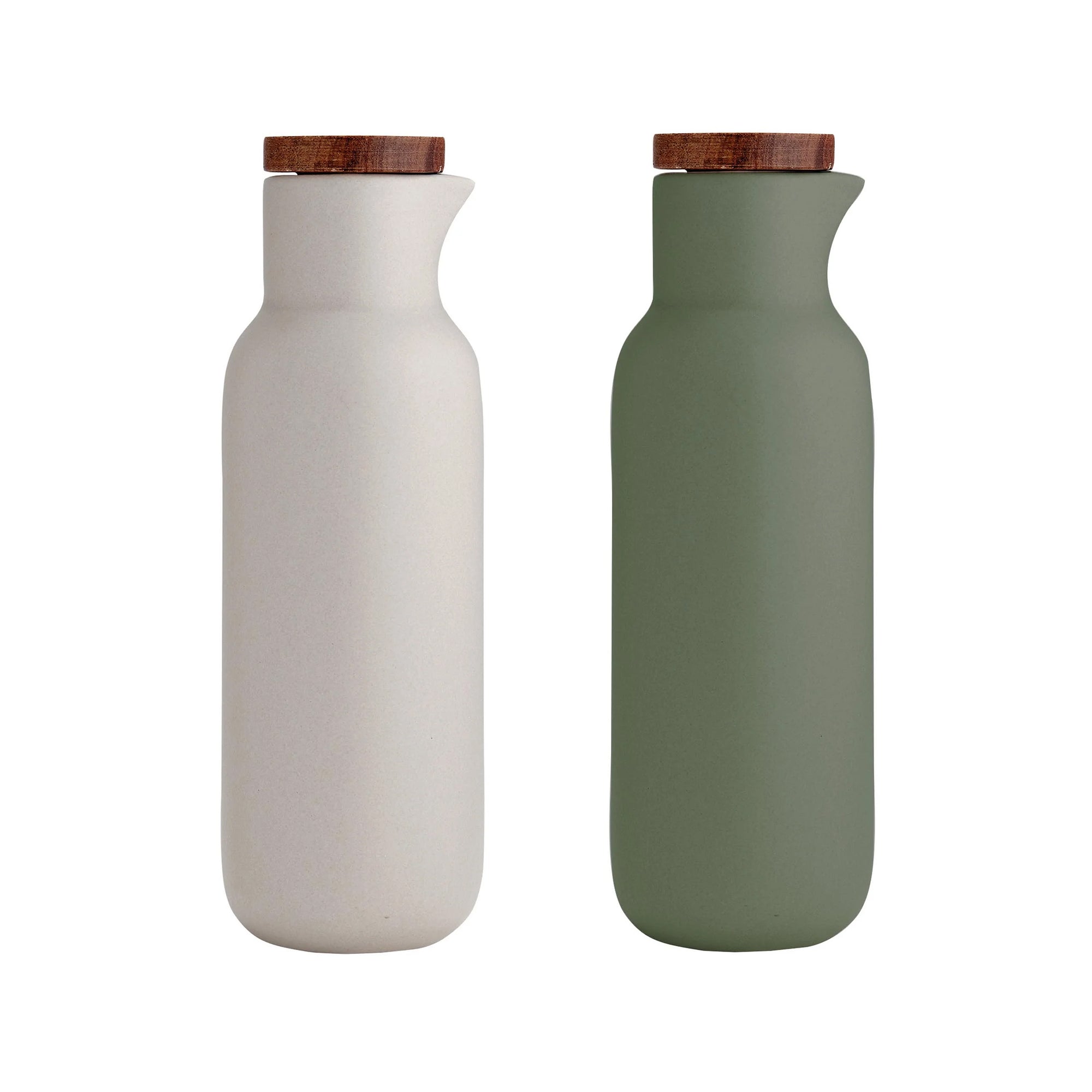 Ladelle Essentials Stone & Sage Oil & Vinegar Set