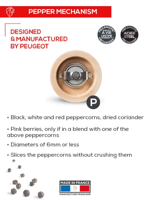 Peugeot Boreal Pepper Mill 12cm