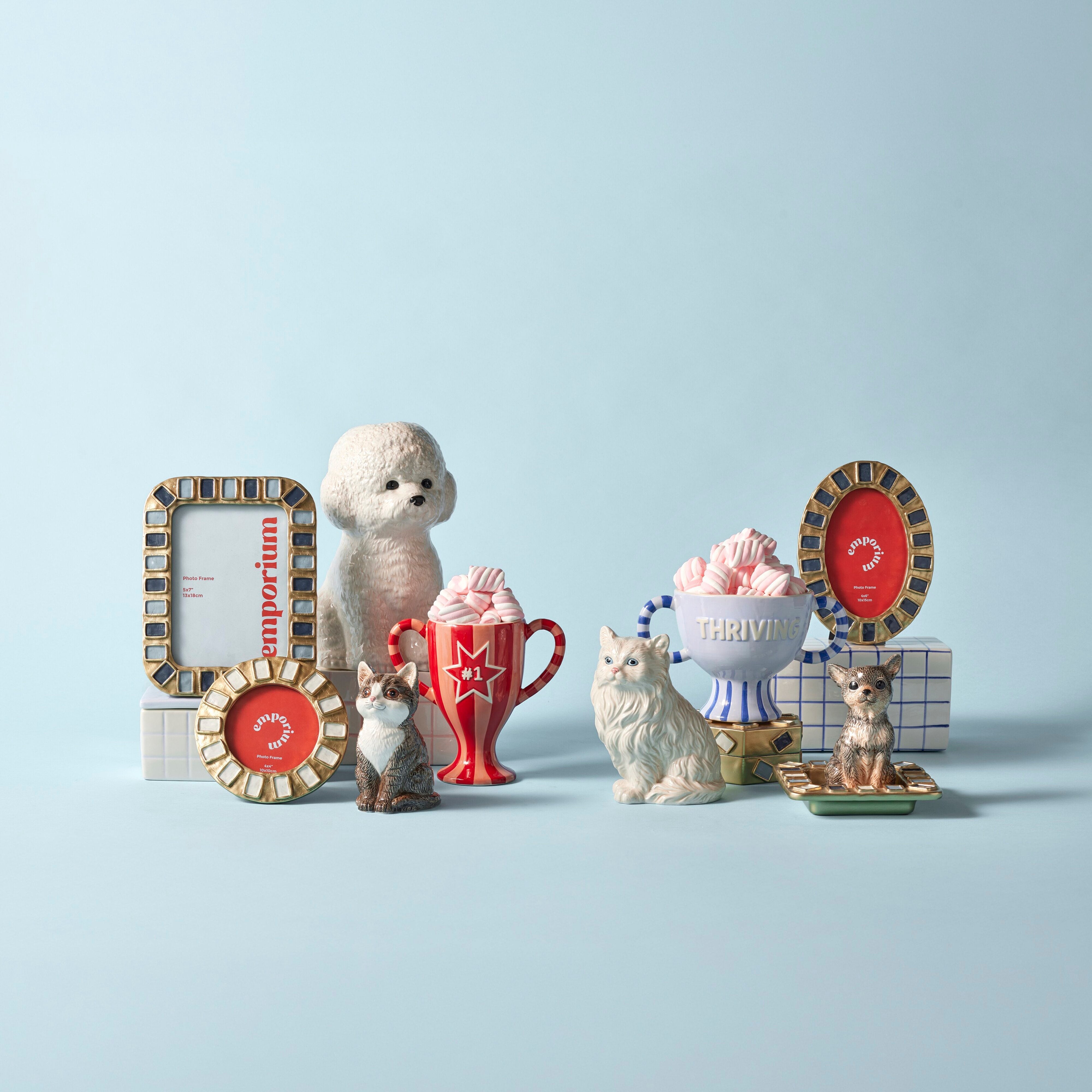 Emporium Triumph Vase Collection Pink & Red