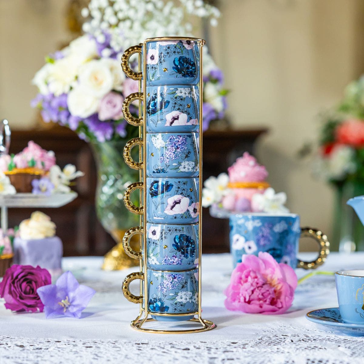 Bialetti Bridgerton Stackable Cups – Set of 6