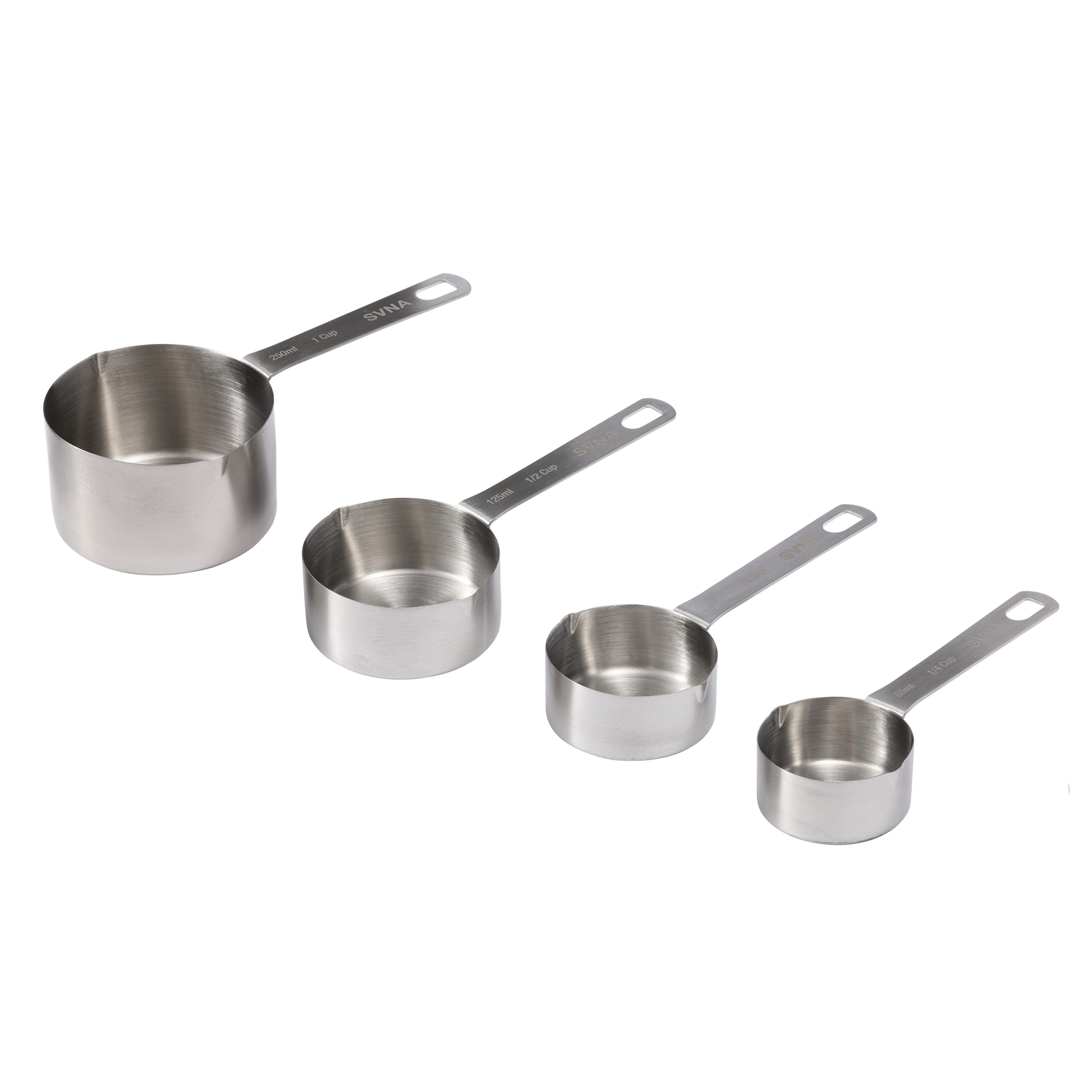 SVNA Premium Stainless Steel Measuring Cup Set