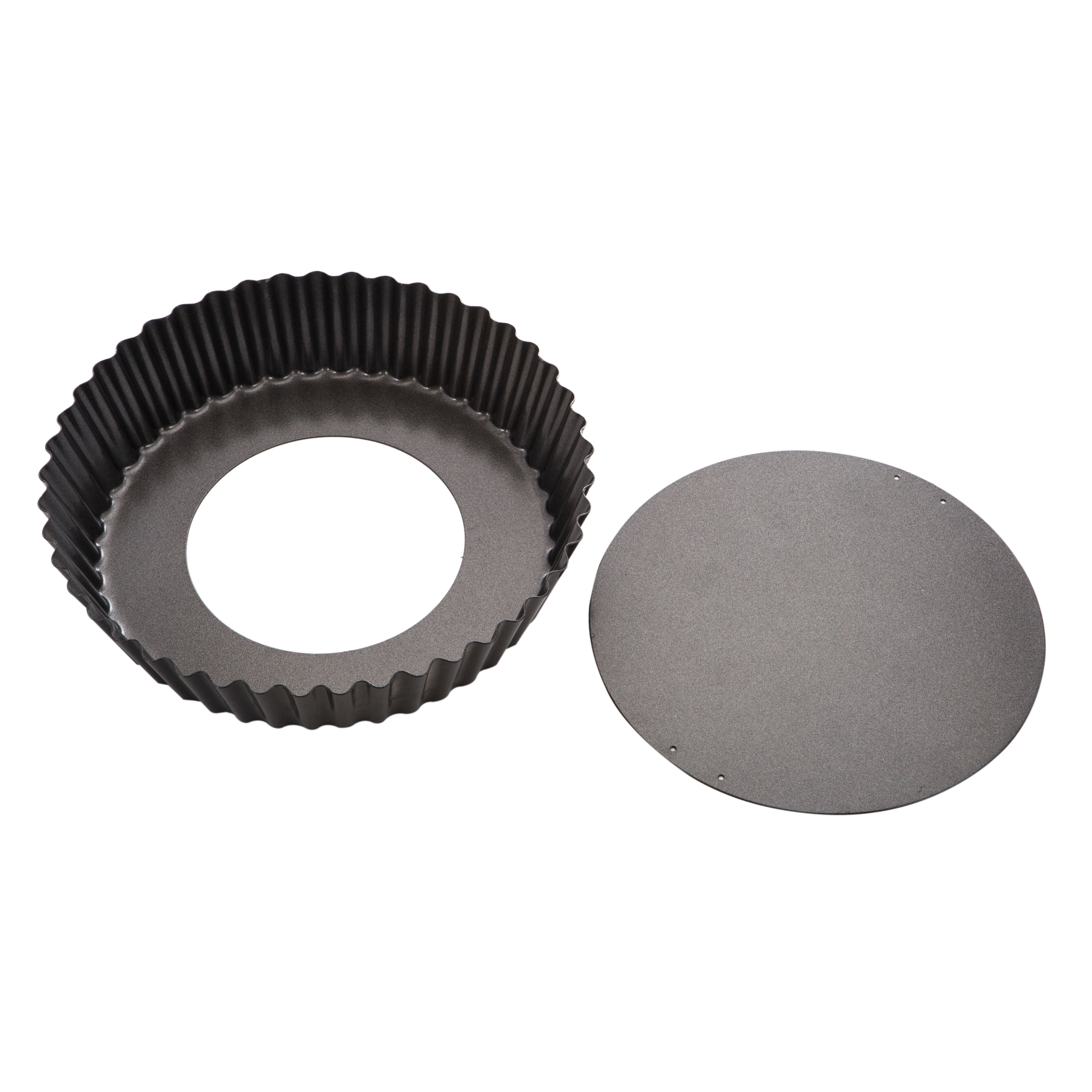 MasterPro Non-Stick Loose Base Round Deep Flan & Quiche Tin