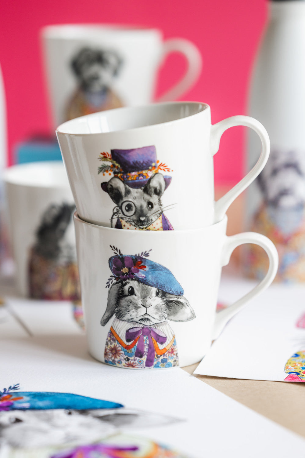 Mikasa x Tipperleyhill Fine China Mug 380ml (Rabbit)