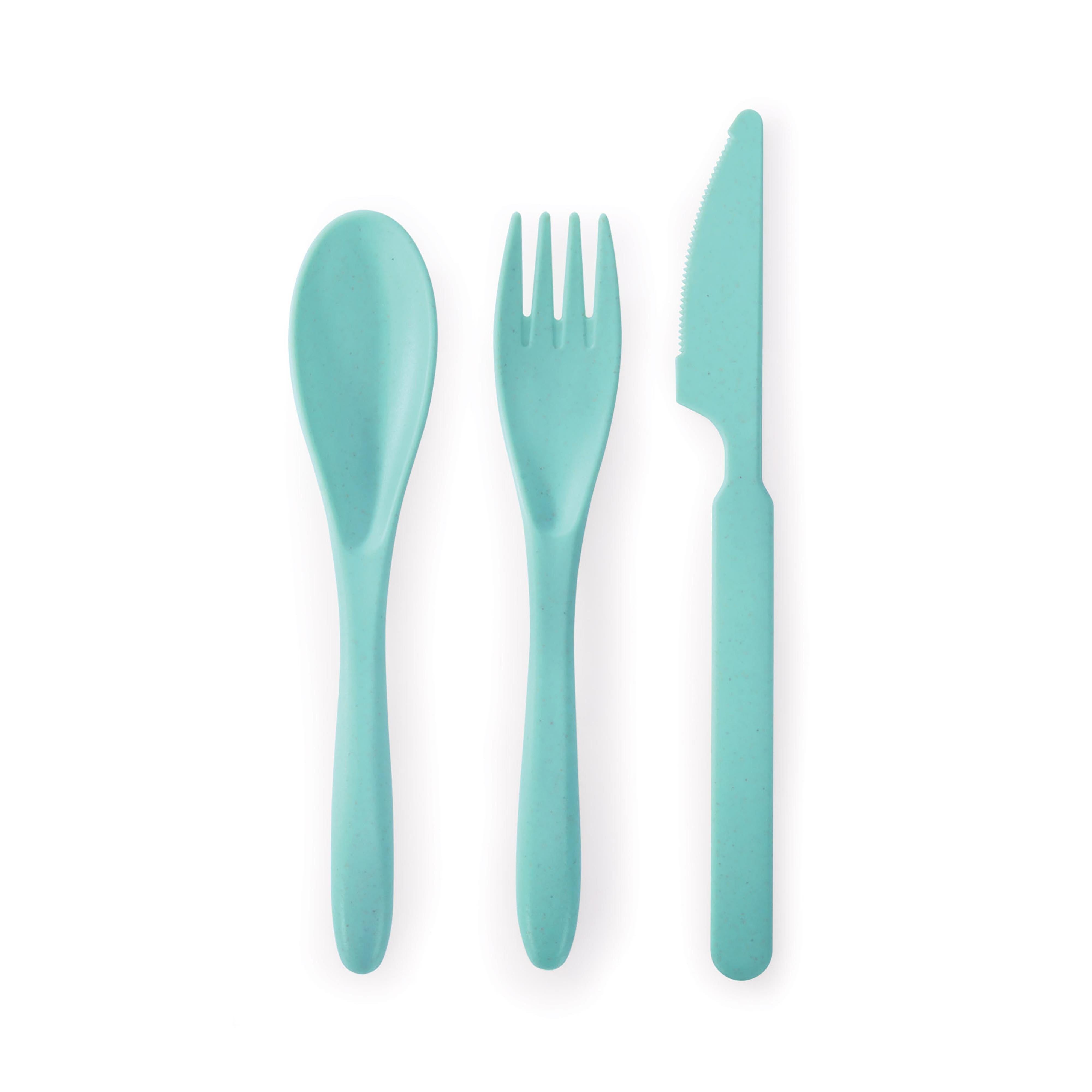 isGift Wheat Straw Cutlery Set Sorbet