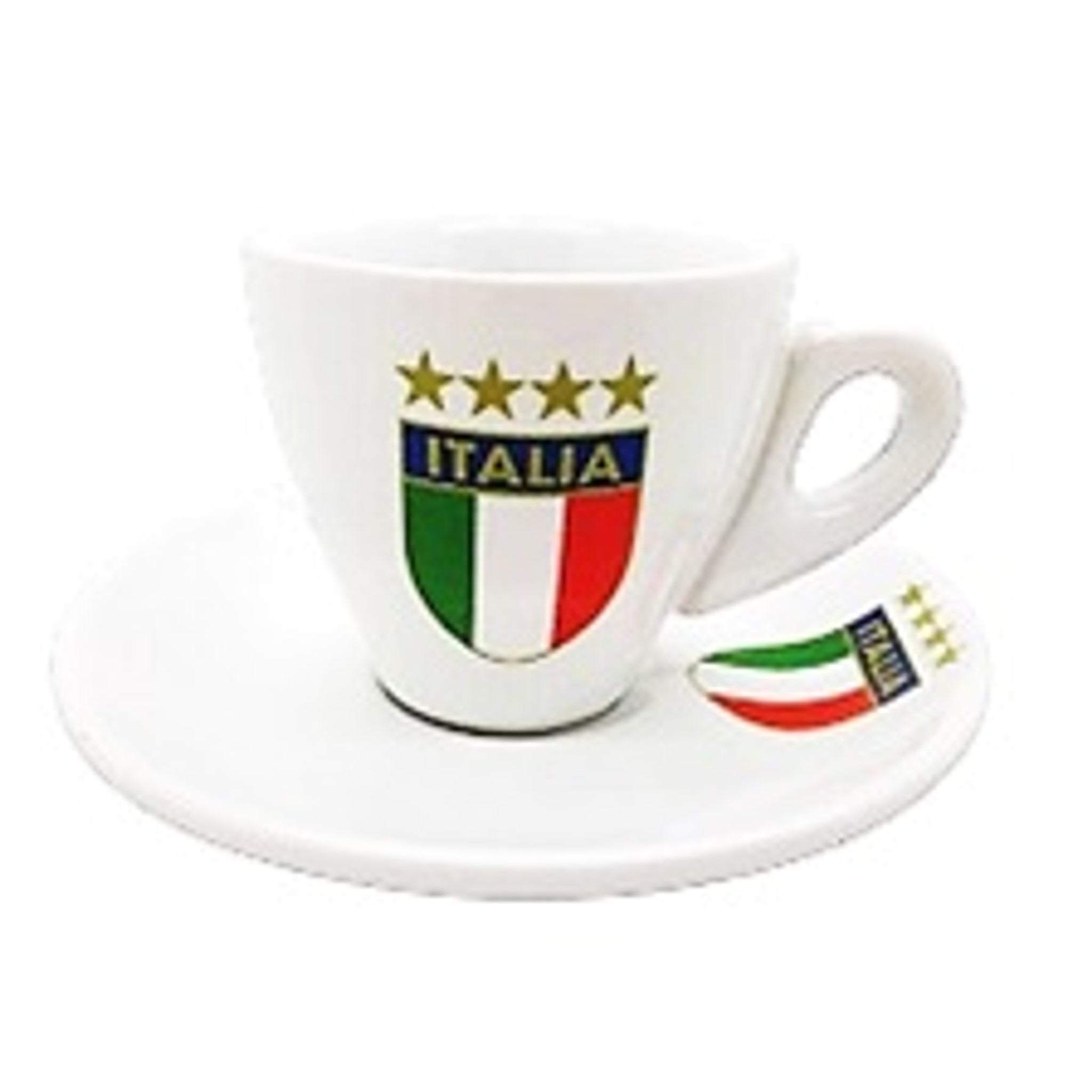 Incasa Italy Espresso Cups and Saucers 90ml 4 Piece